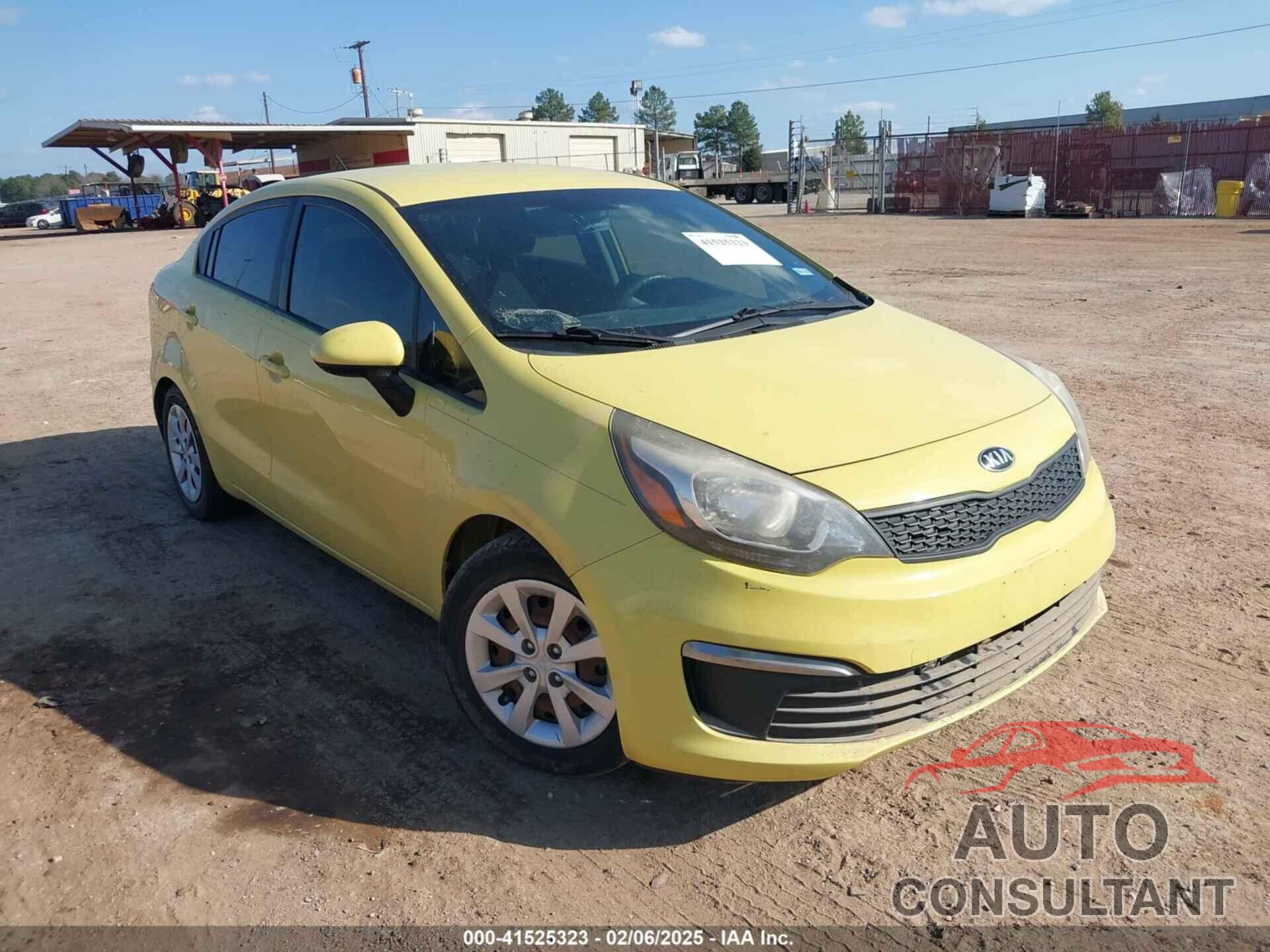 KIA RIO 2016 - KNADM4A33G6585859