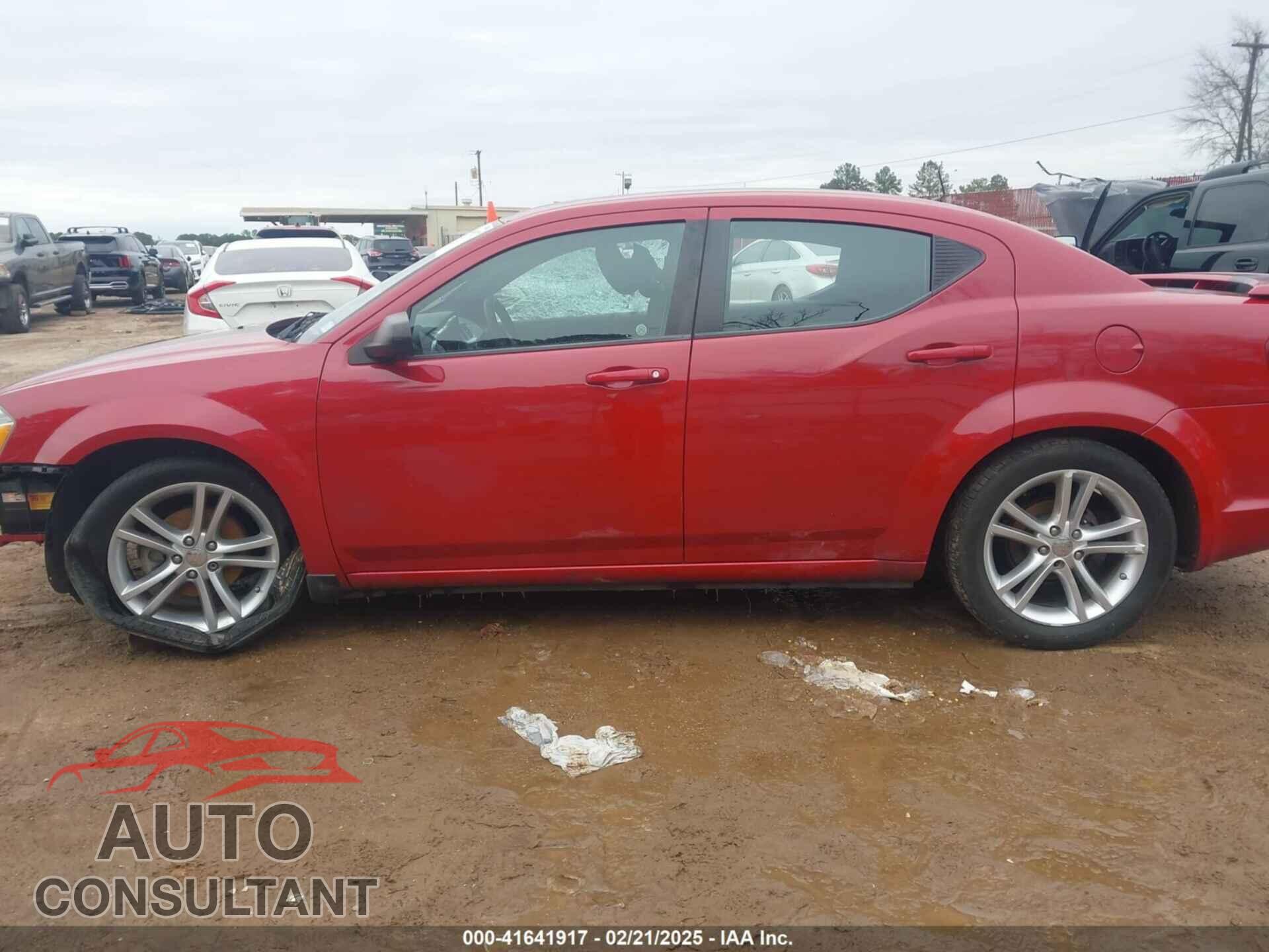 DODGE AVENGER 2013 - 1C3CDZAG3DN509336