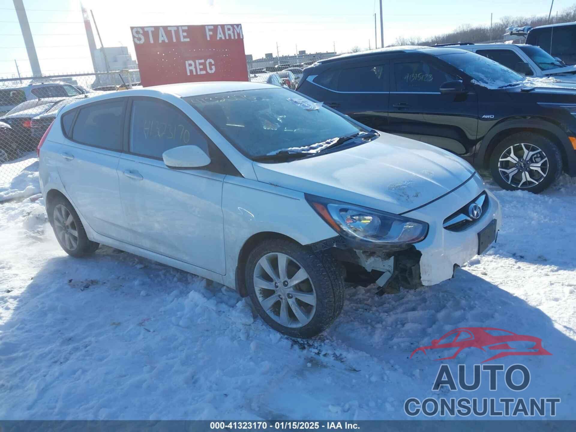 HYUNDAI ACCENT 2012 - KMHCU5AE5CU039491