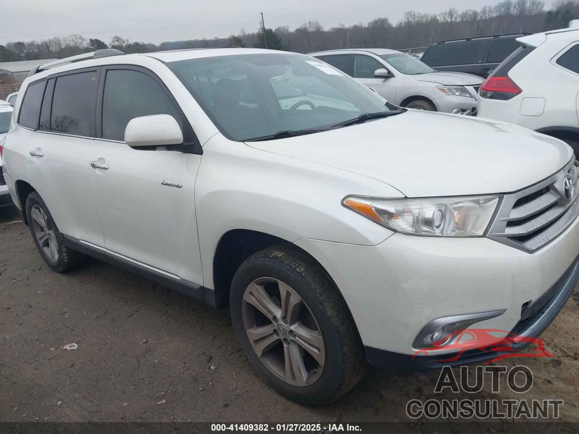 TOYOTA HIGHLANDER 2012 - 5TDDK3EH6CS125081