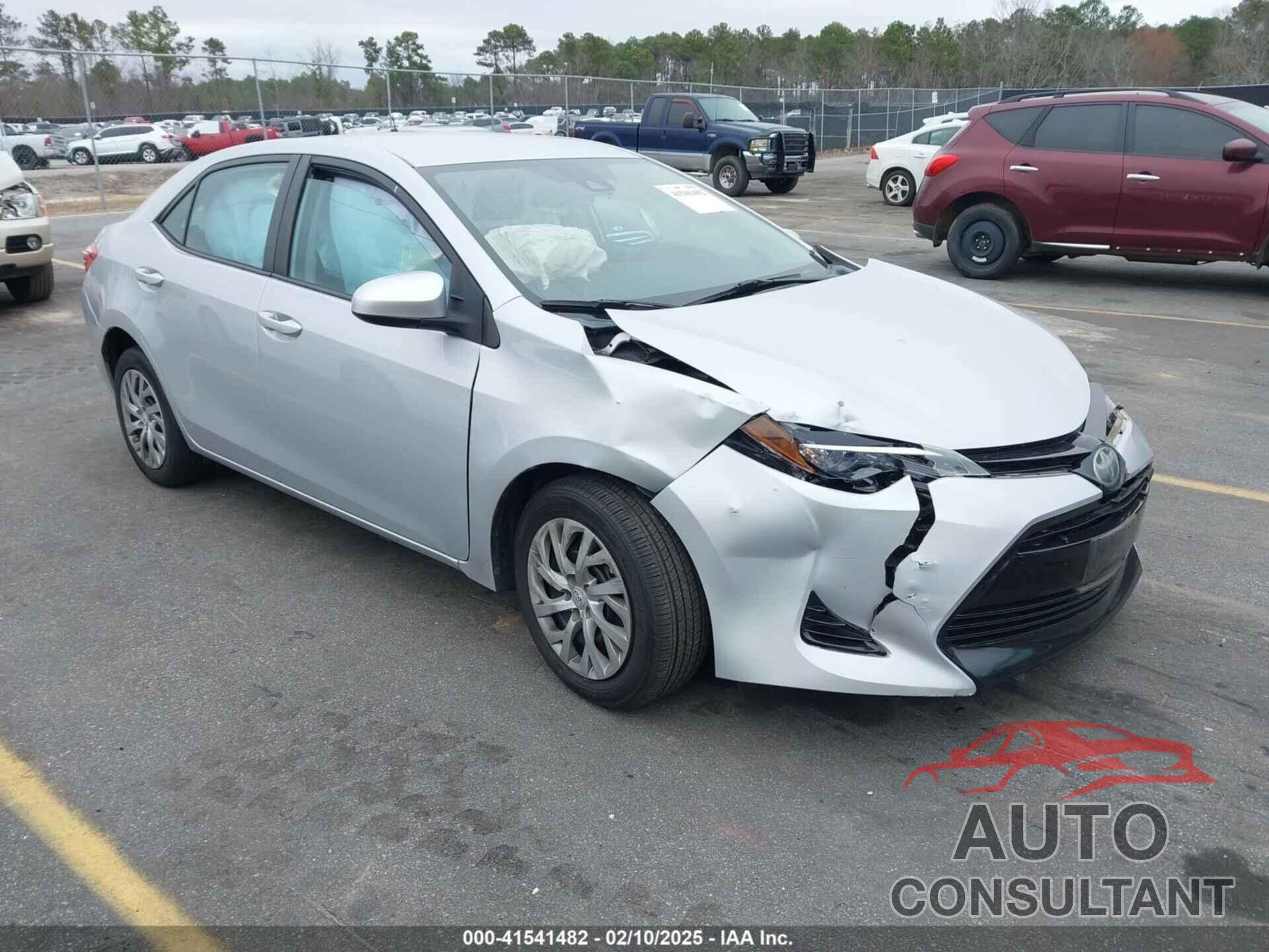 TOYOTA COROLLA 2017 - 2T1BURHE2HC838842