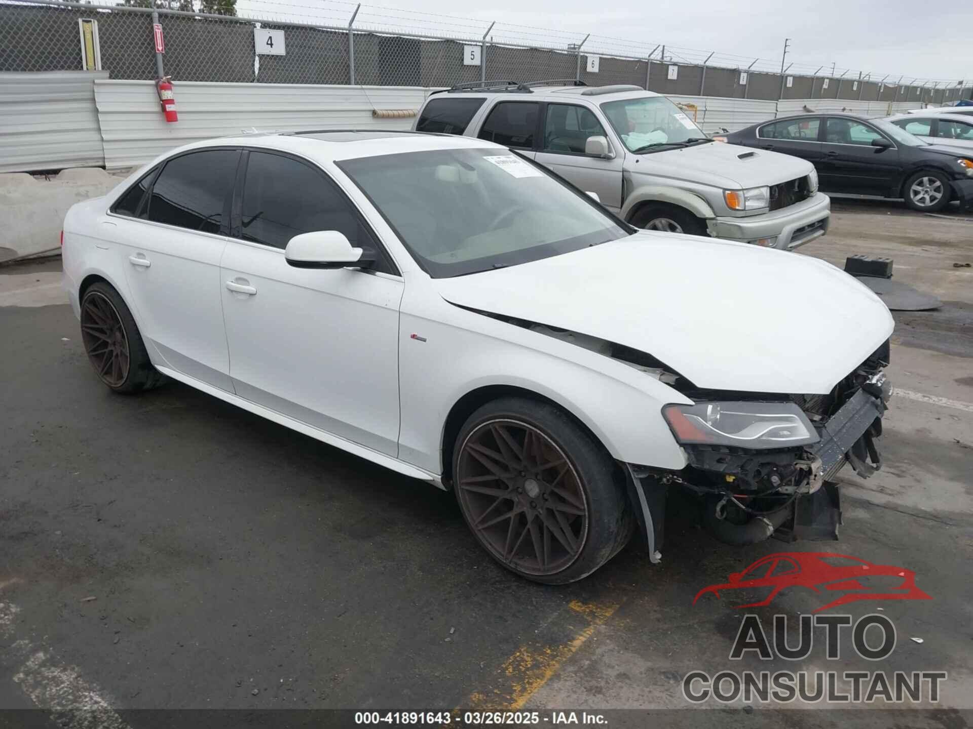 AUDI A4 2012 - WAUEFAFLXCA067423