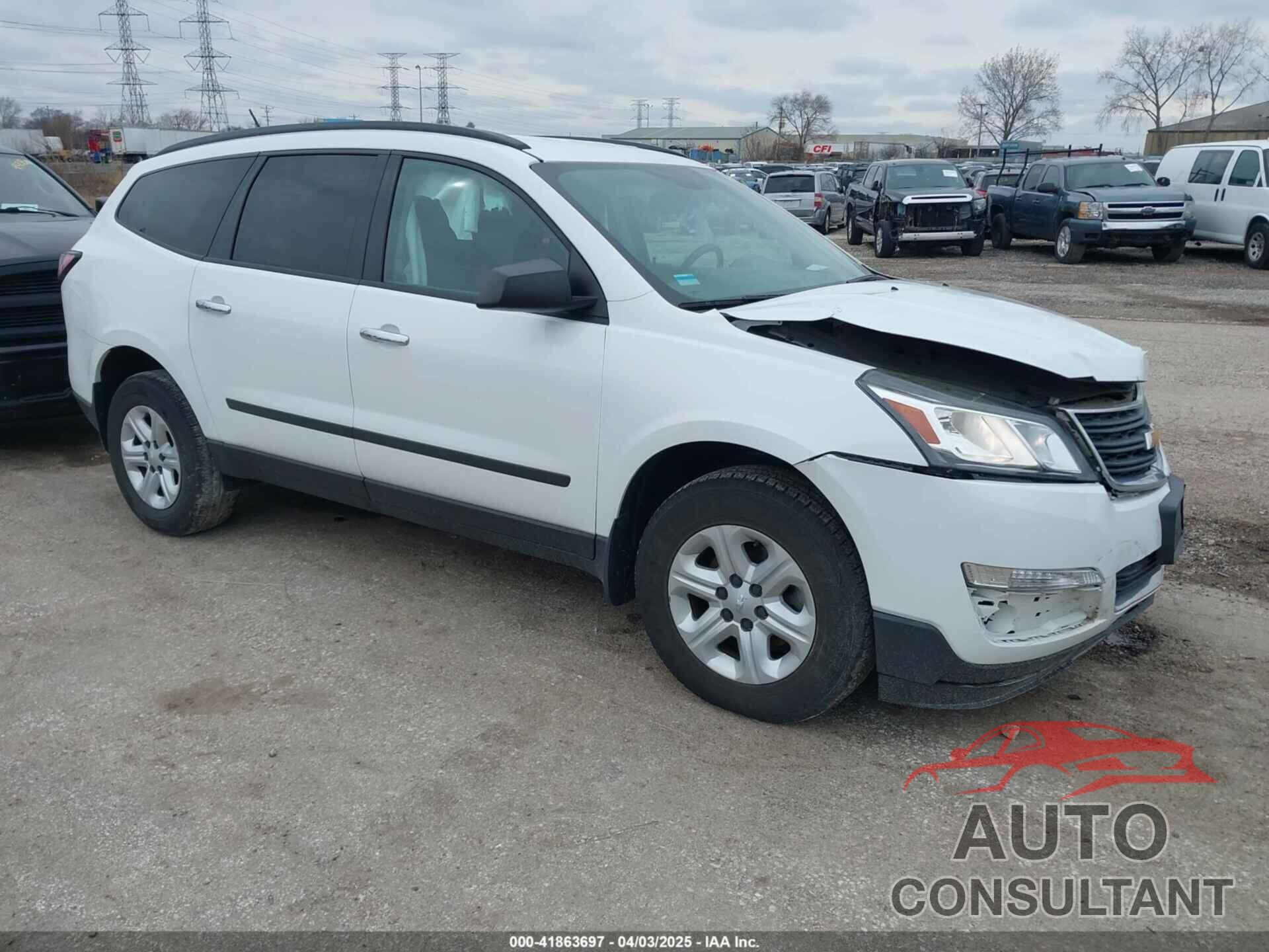 CHEVROLET TRAVERSE 2017 - 1GNKRFED3HJ350233