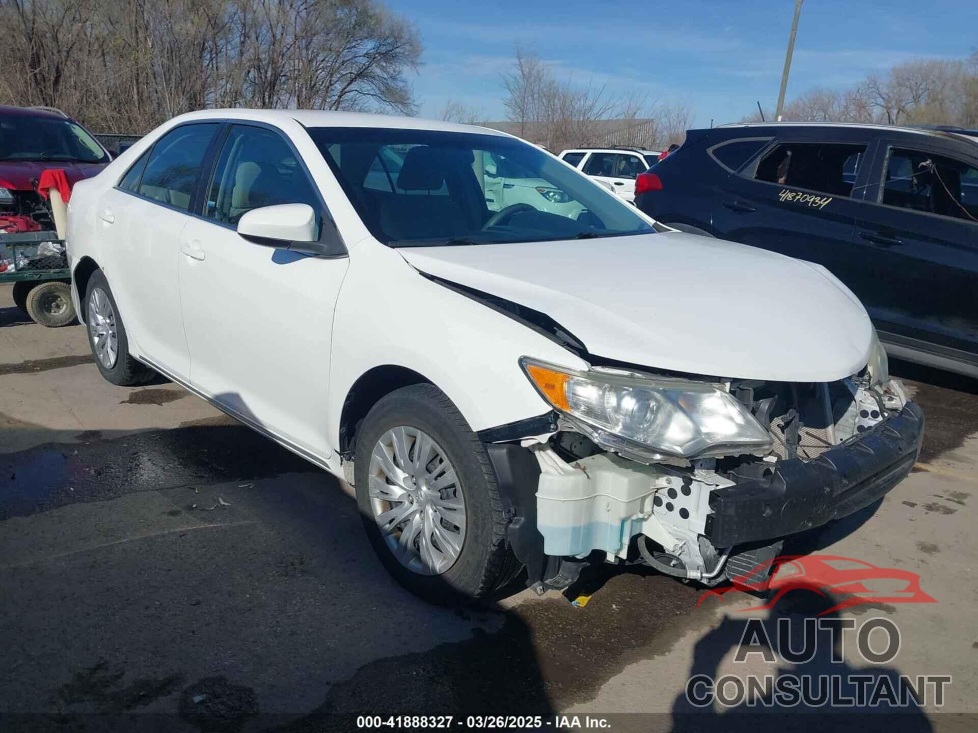 TOYOTA CAMRY 2012 - 4T1BF1FK4CU585244
