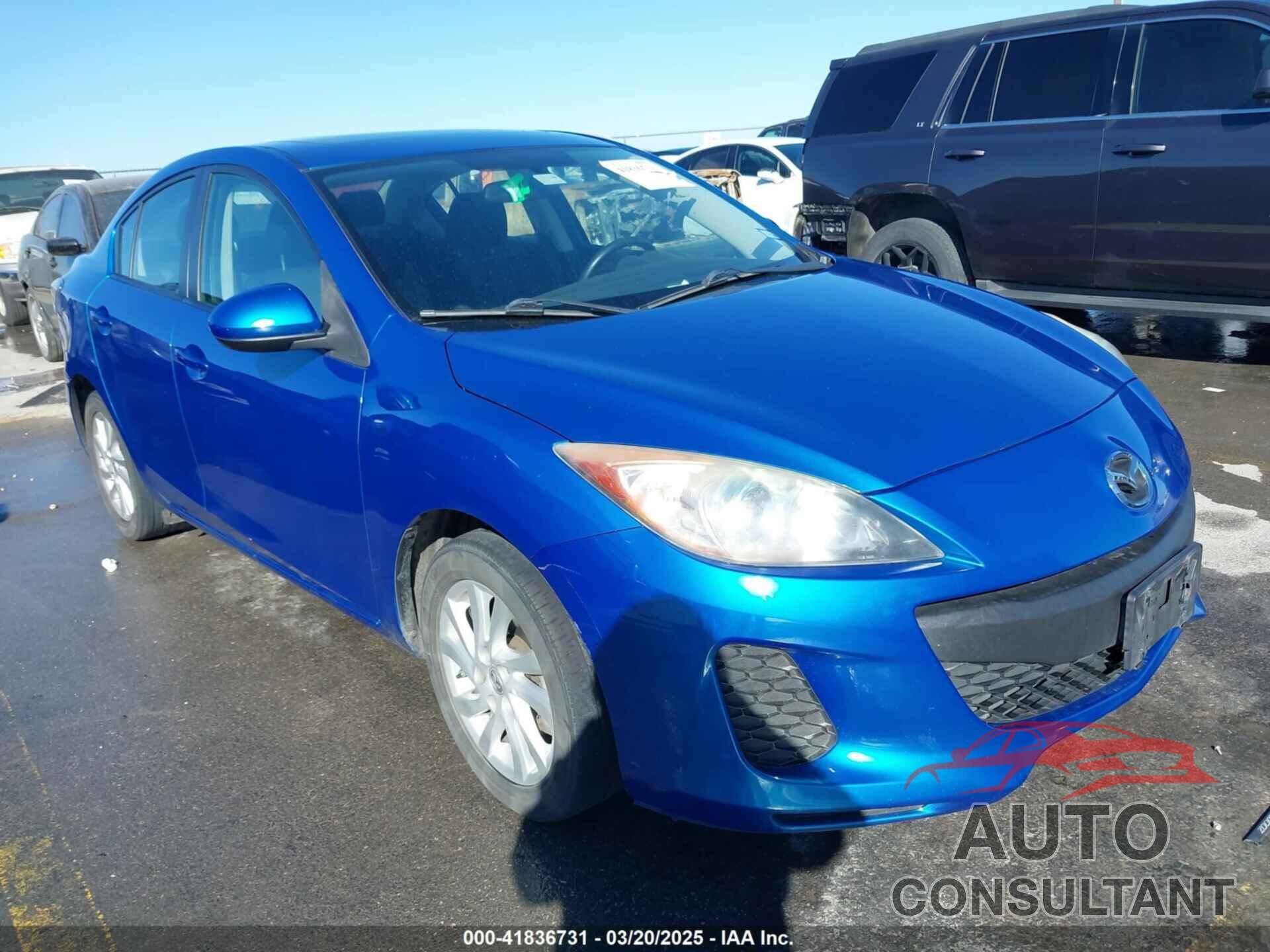 MAZDA MAZDA3 2012 - JM1BL1V75C1678110