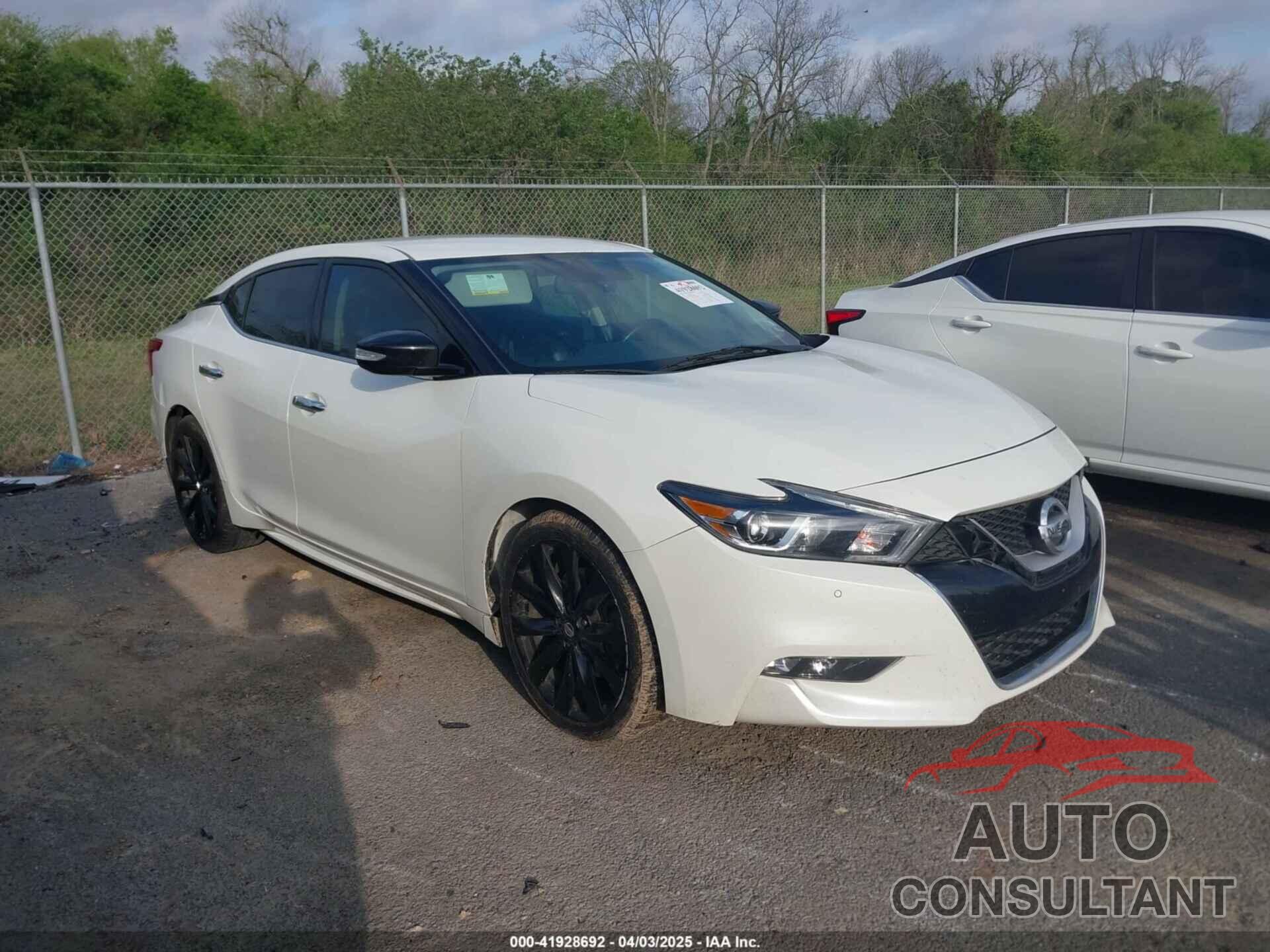 NISSAN MAXIMA 2017 - 1N4AA6AP2HC370642