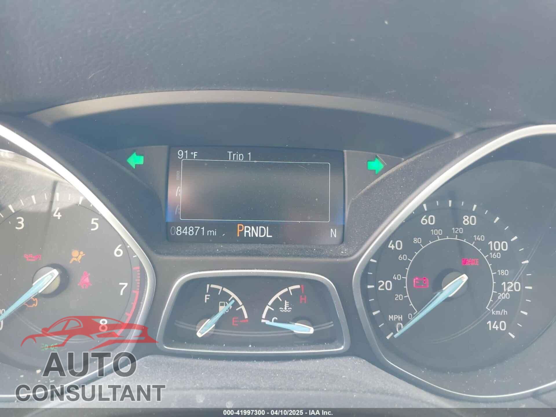 FORD FOCUS 2016 - 1FADP3F26GL350240
