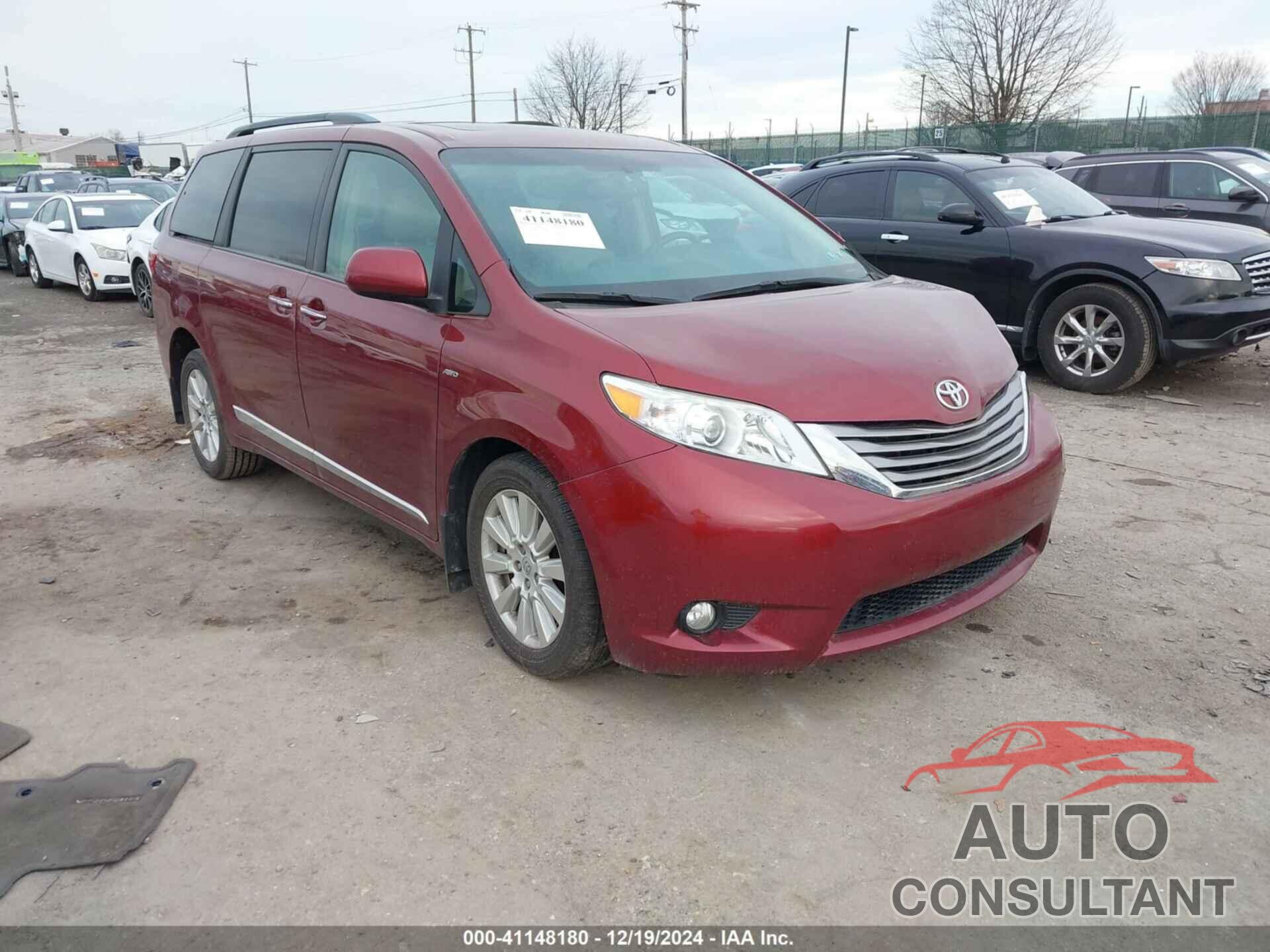 TOYOTA SIENNA 2017 - 5TDDZ3DC5HS185460