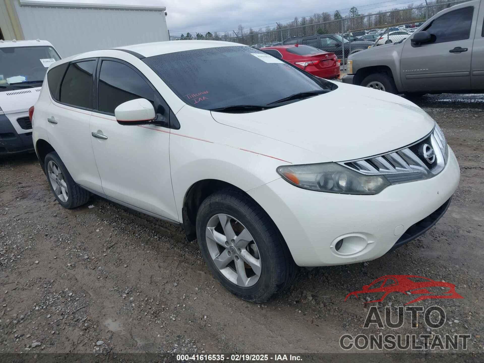 NISSAN MURANO 2010 - JN8AZ1MU0AW020829