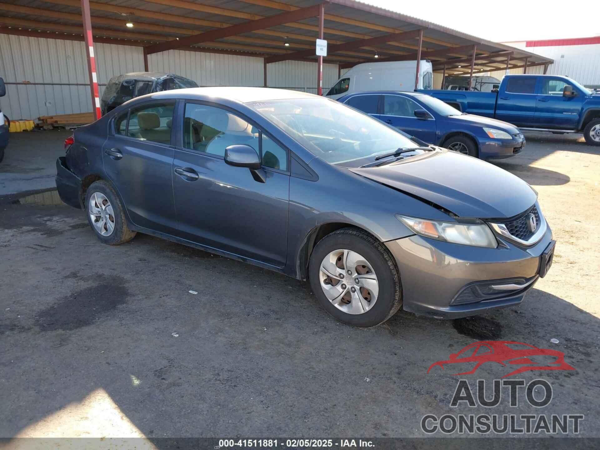 HONDA CIVIC 2013 - 19XFB2F55DE236224