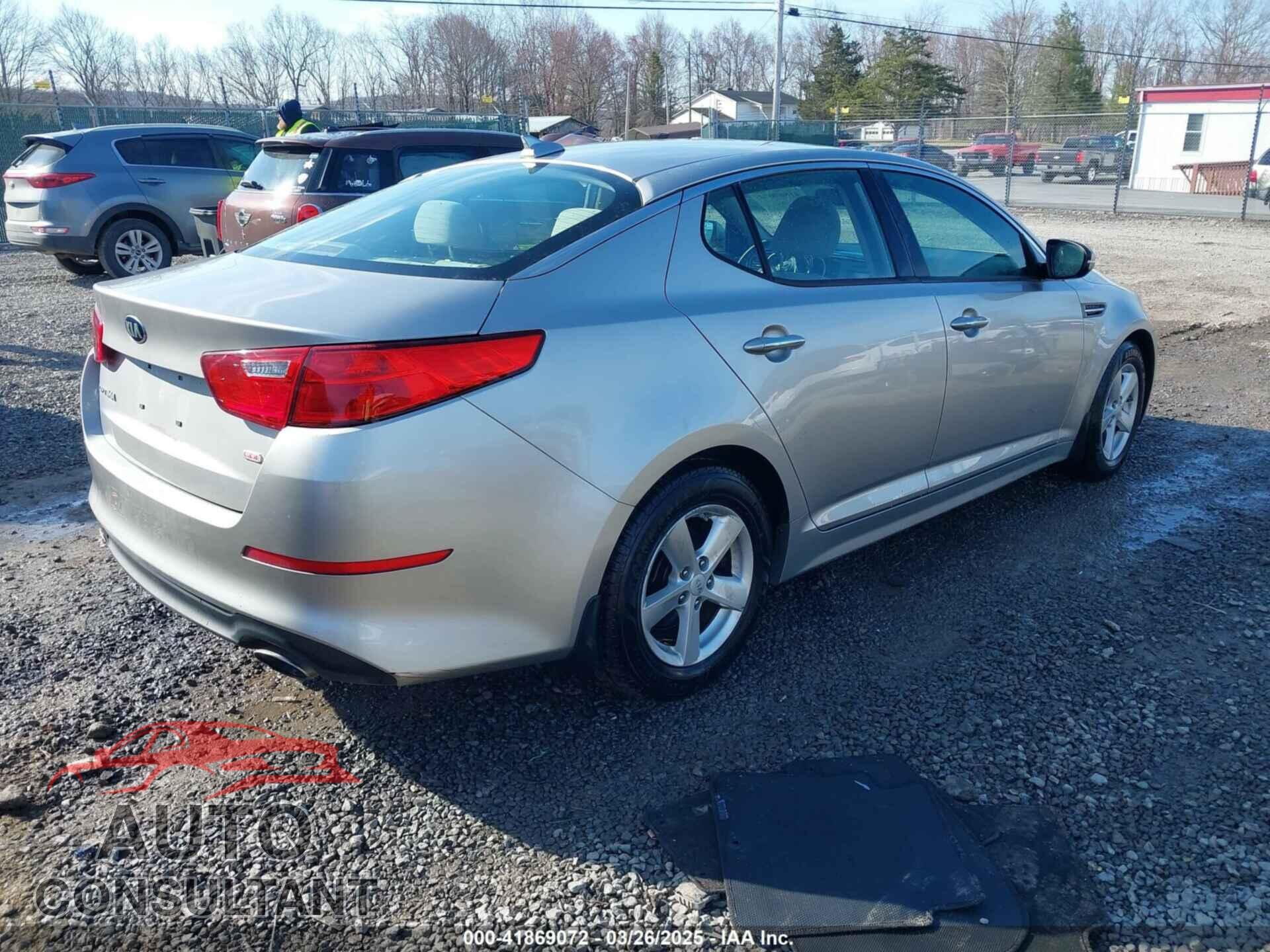 KIA OPTIMA 2015 - KNAGM4A72F5571603