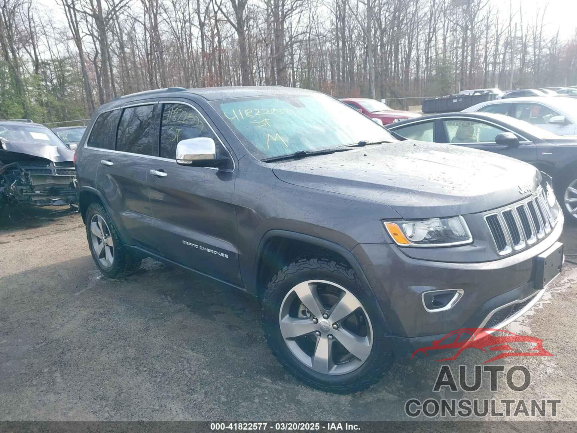 JEEP GRAND CHEROKEE 2016 - 1C4RJFBG2GC494601
