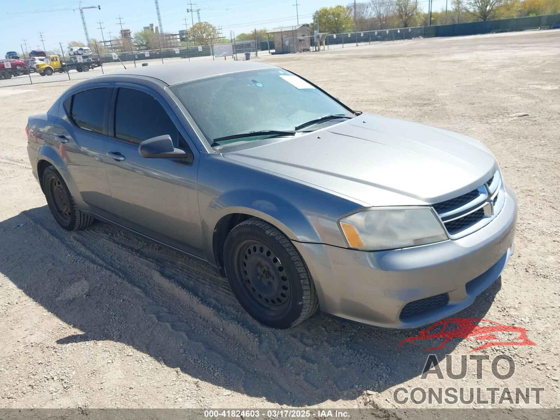 DODGE AVENGER 2013 - 1C3CDZAG9DN750737