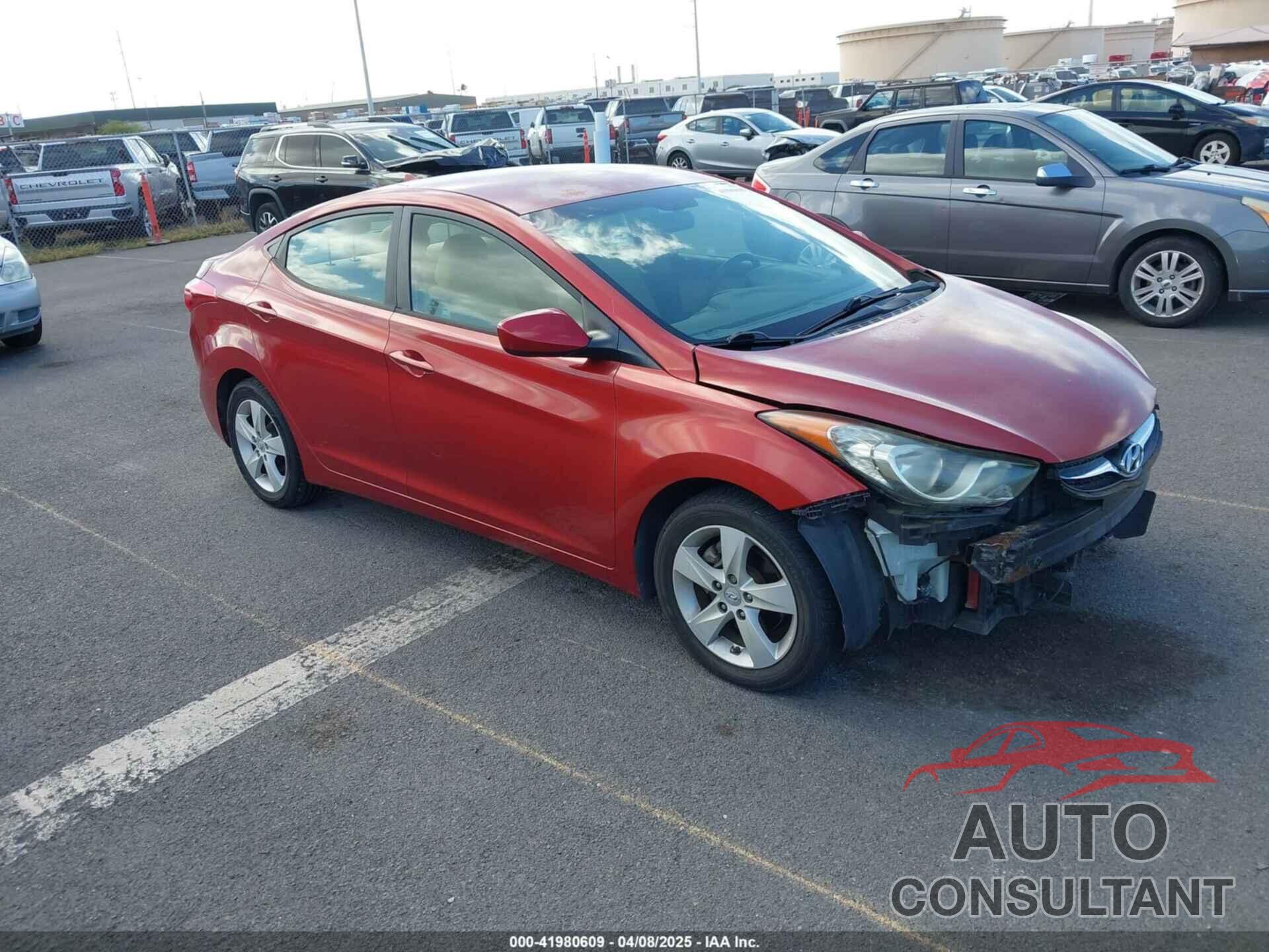 HYUNDAI ELANTRA 2011 - KMHDH4AE2BU090903
