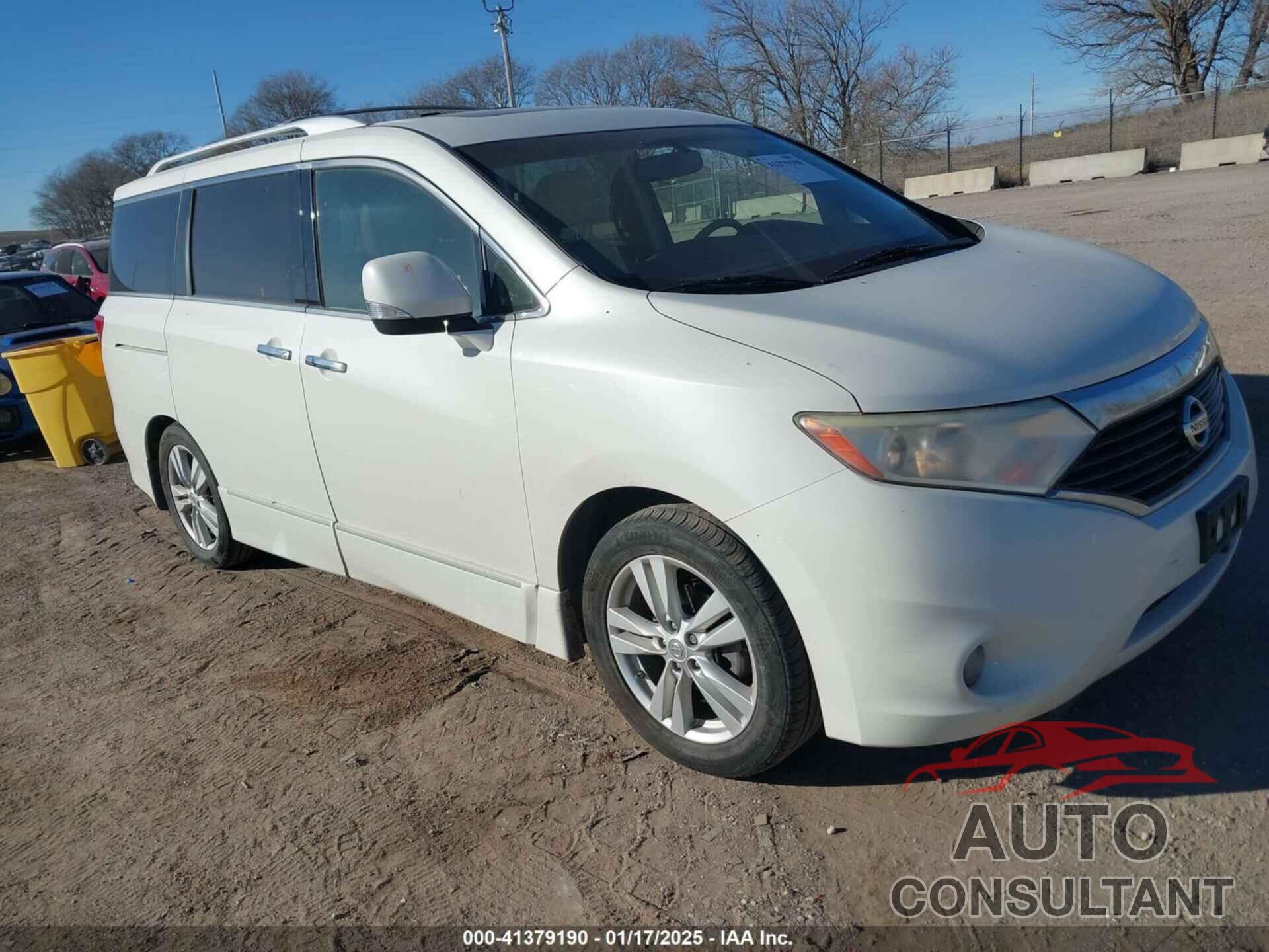 NISSAN QUEST 2012 - JN8AE2KP8C9040942