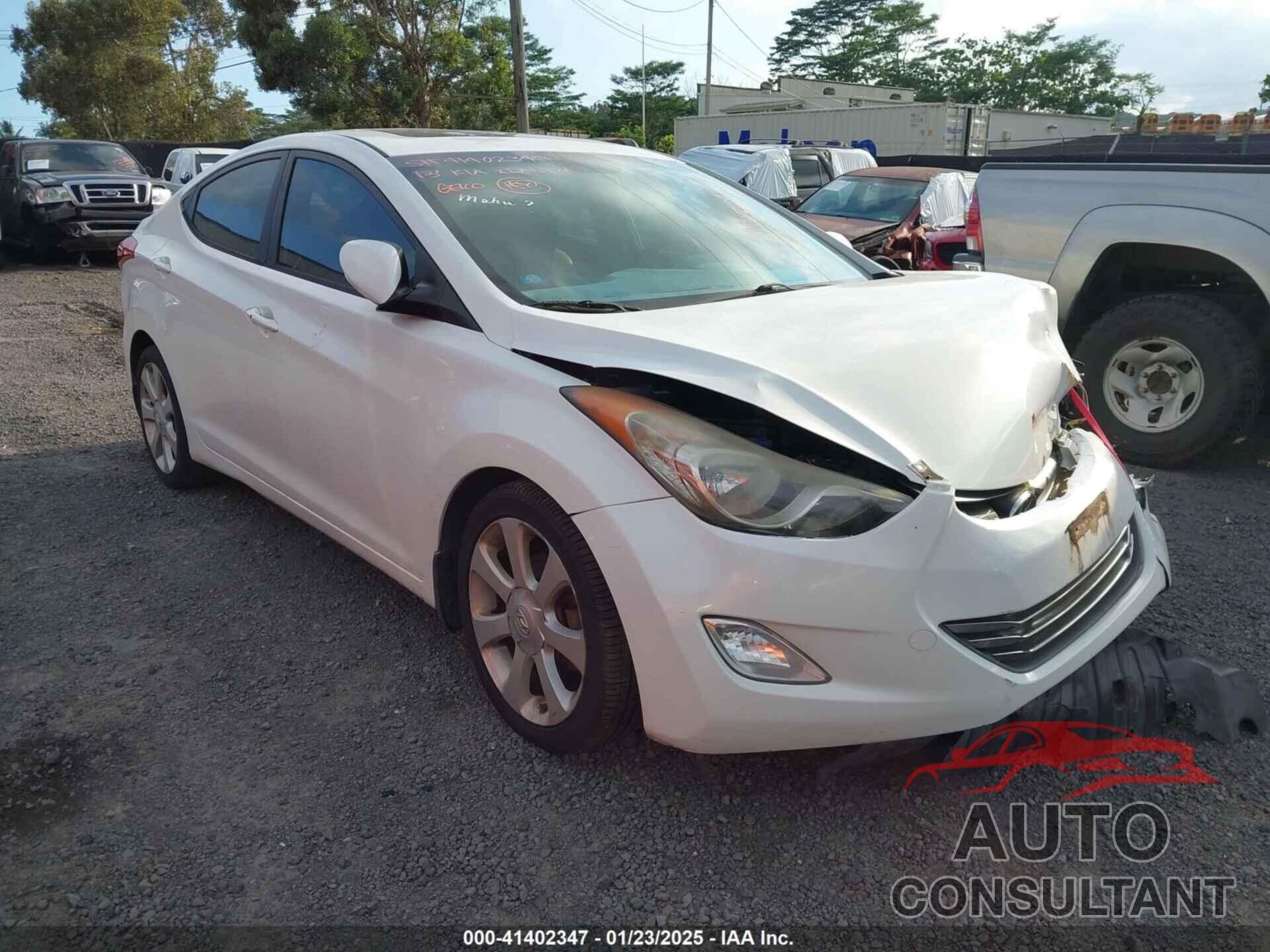HYUNDAI ELANTRA 2013 - 5NPDH4AEXDH243125