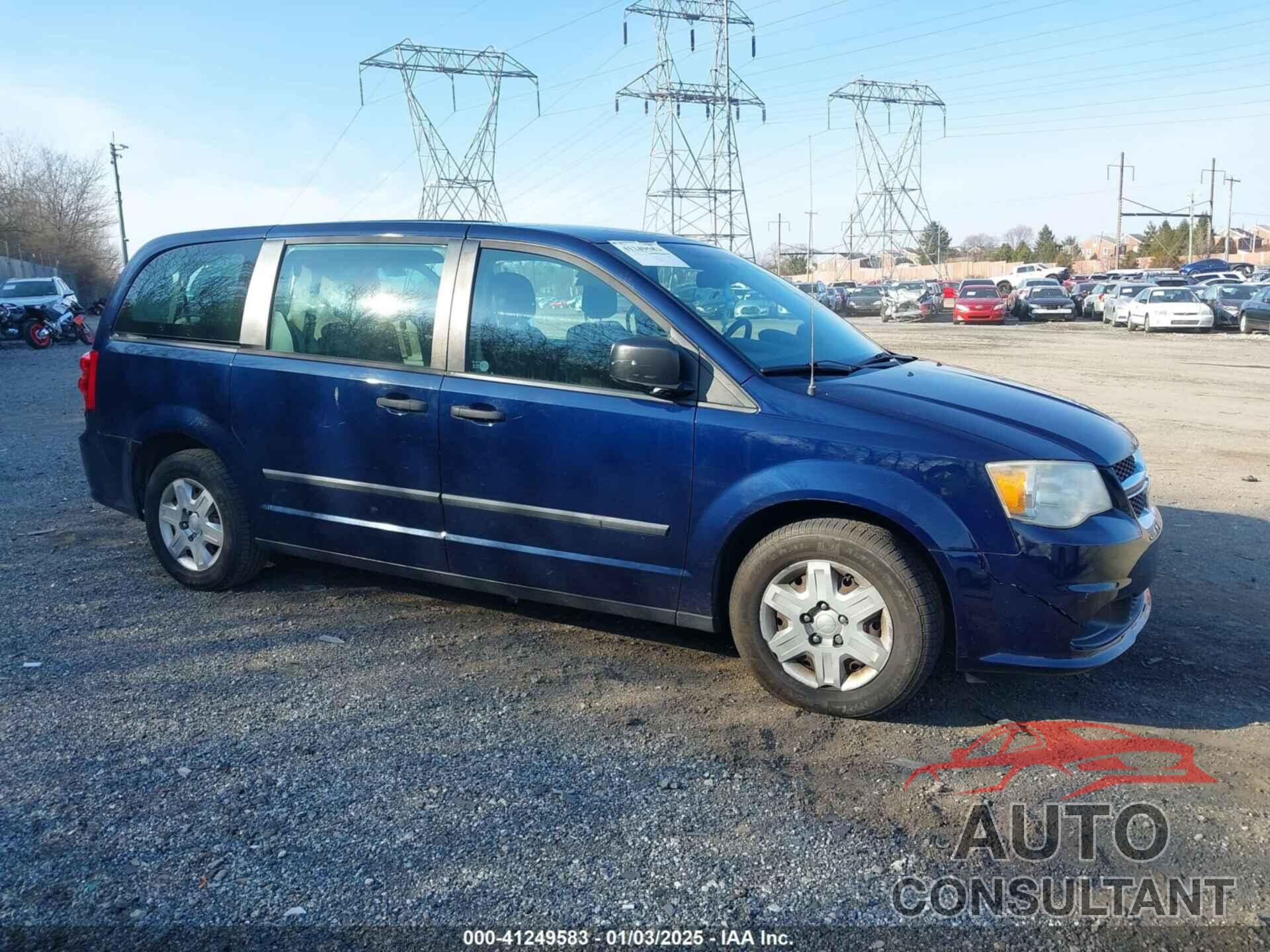 DODGE GRAND CARAVAN 2013 - 2C4RDGBG2DR619533