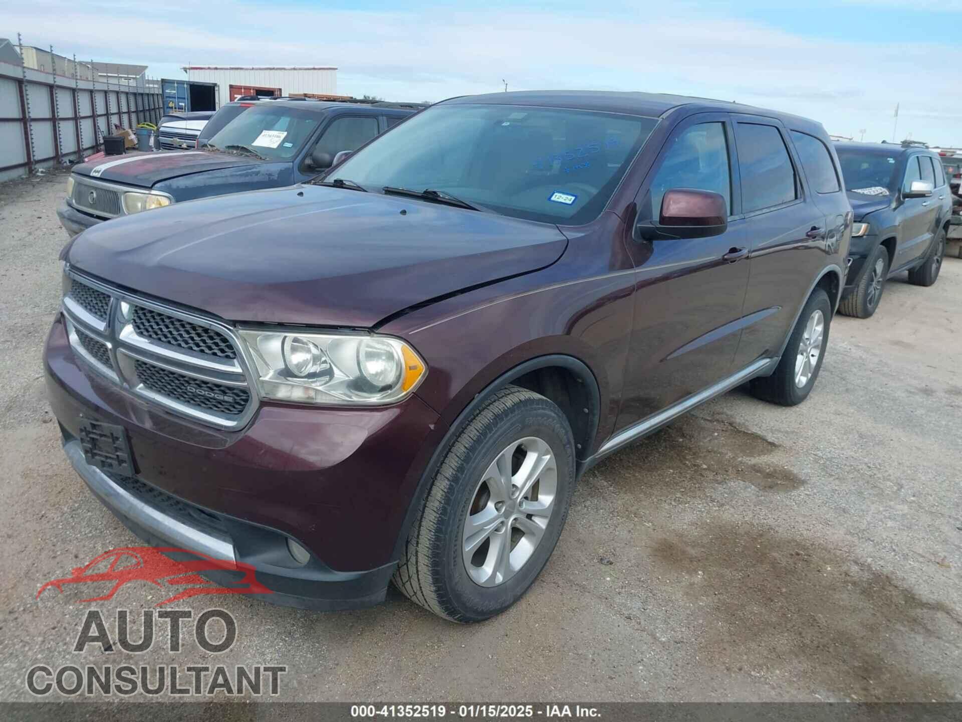 DODGE DURANGO 2012 - 1C4RDHAG5CC146709