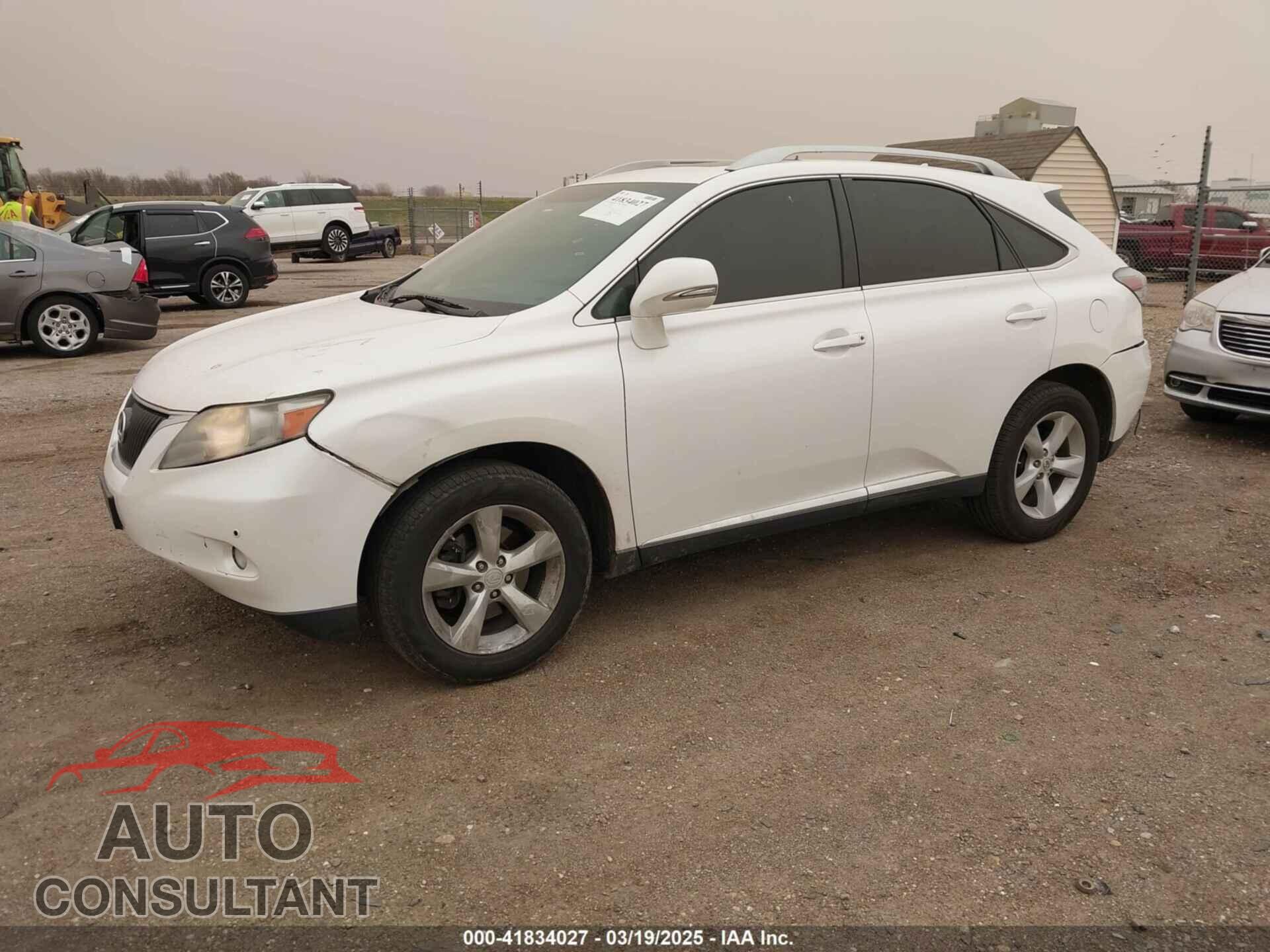 LEXUS RX 350 2012 - 2T2BK1BA5CC123975