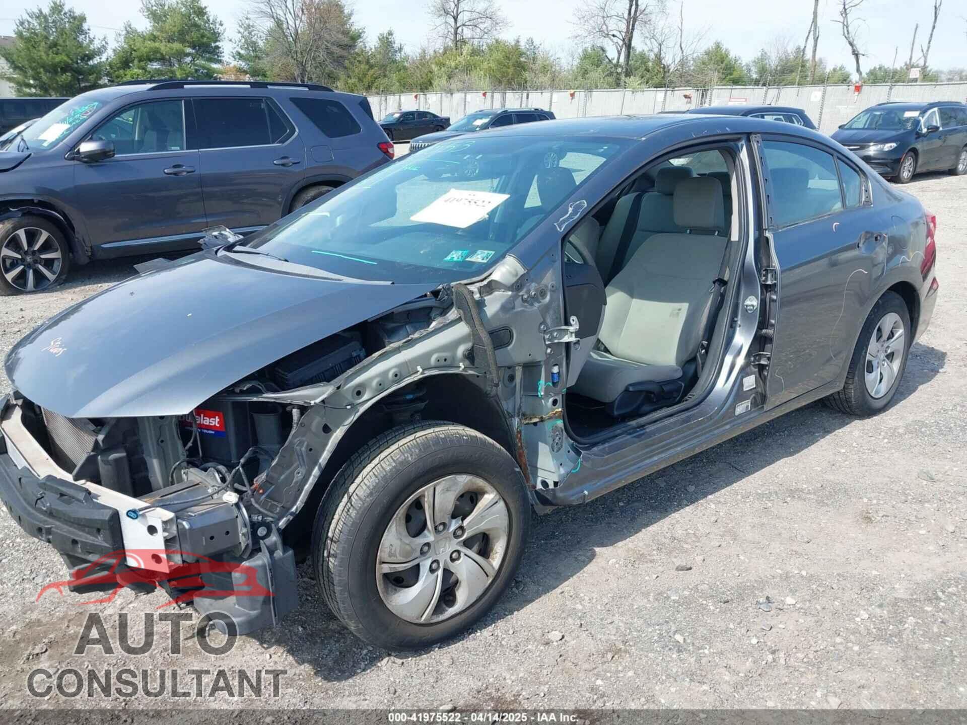 HONDA CIVIC 2013 - 19XFB2F52DE237833