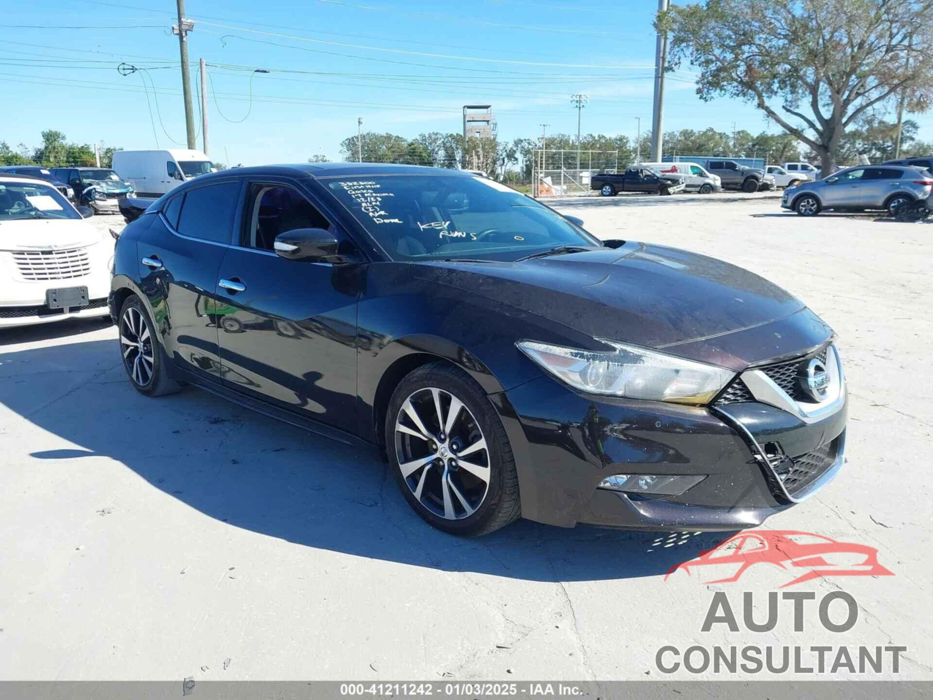 NISSAN MAXIMA 2017 - 1N4AA6APXHC382800