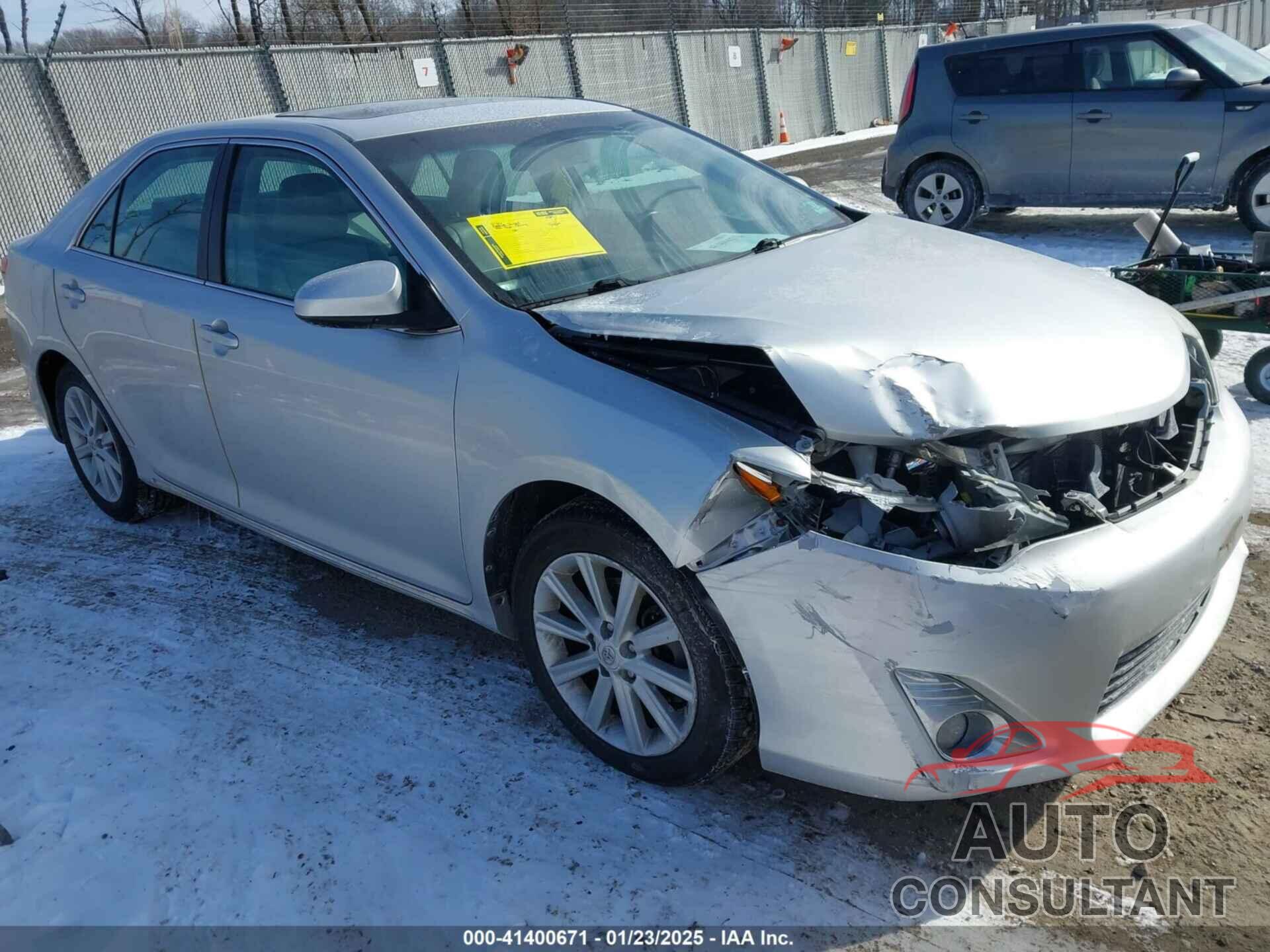 TOYOTA CAMRY 2012 - 4T4BF1FK7CR216593