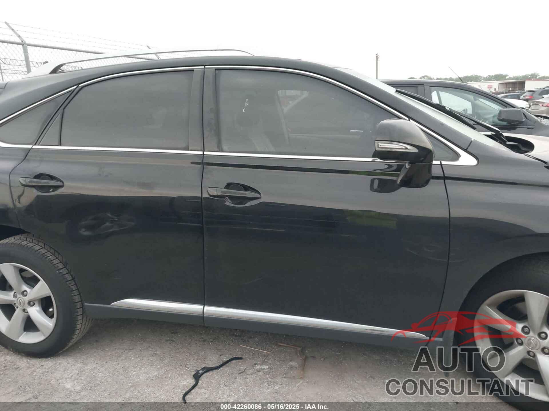 LEXUS RX 350 2010 - 2T2BK1BA6AC007827