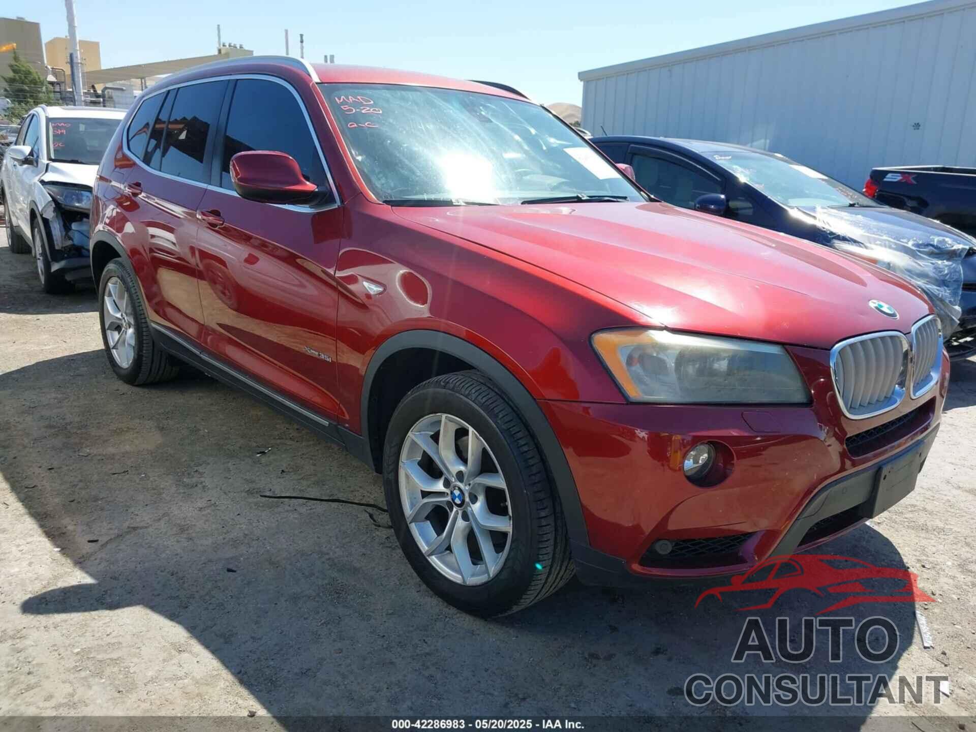 BMW X3 2011 - 5UXWX7C57BL730431
