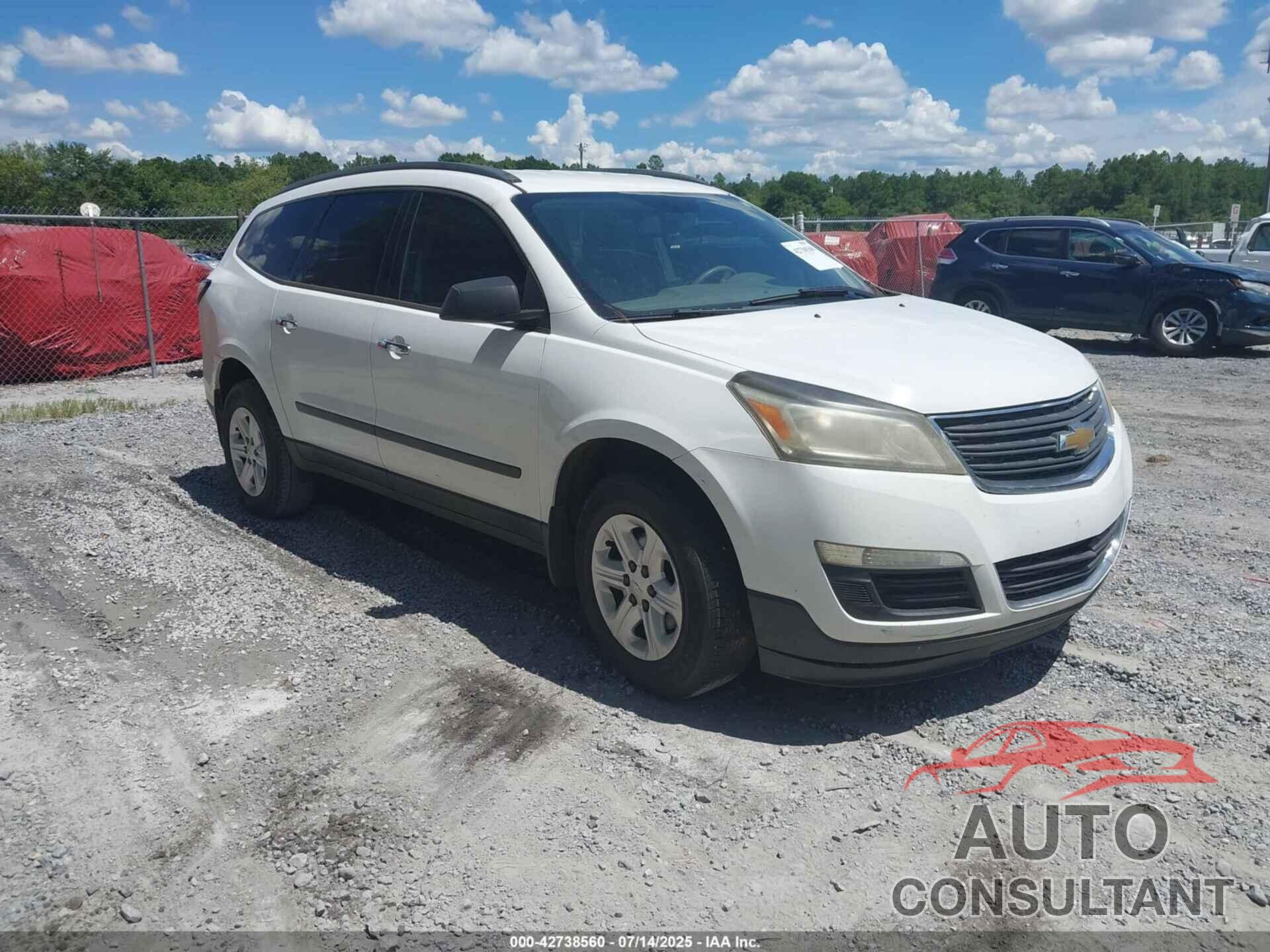 CHEVROLET TRAVERSE 2016 - 1GNKRFED8GJ168039