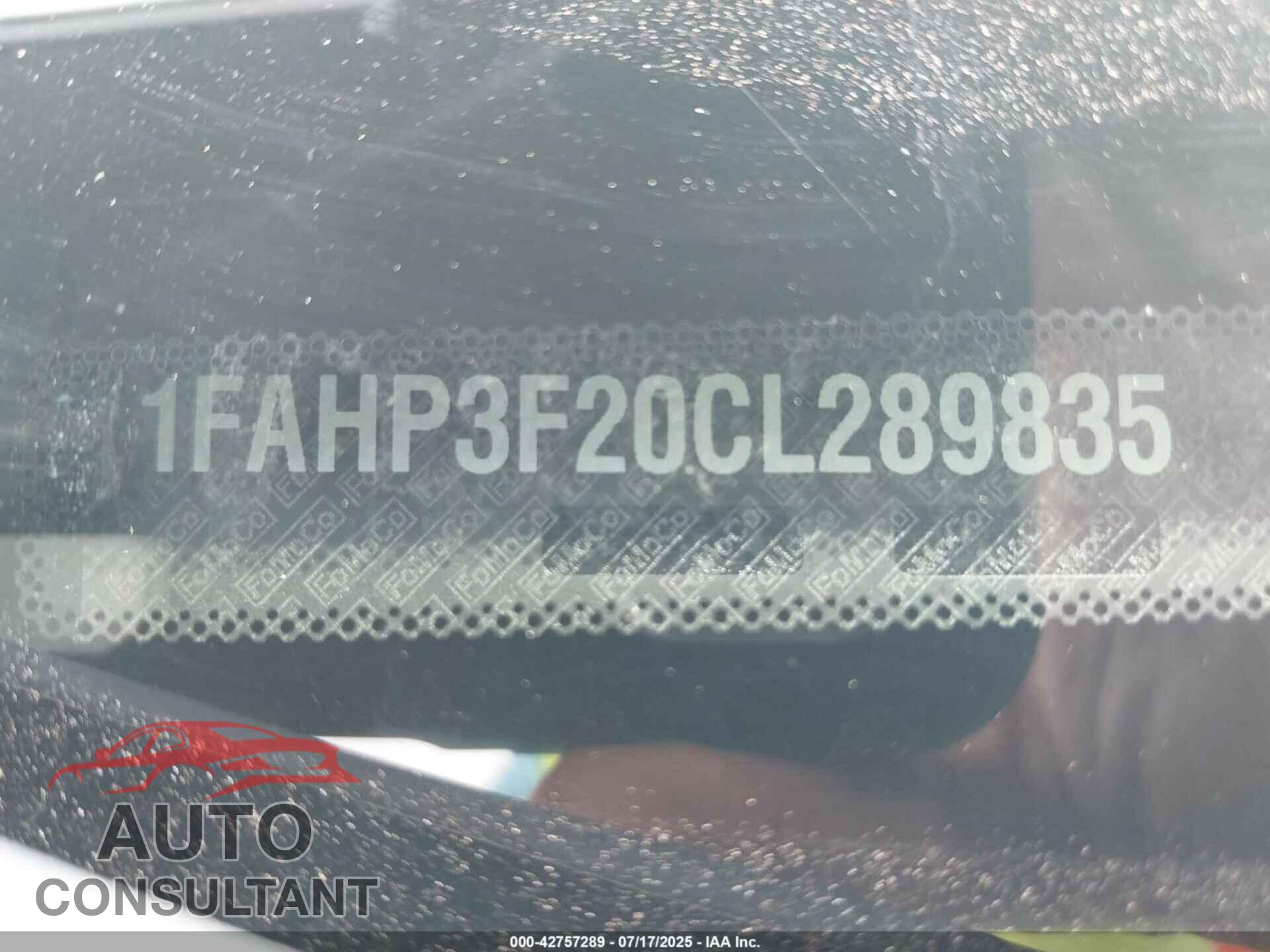 FORD FOCUS 2012 - 1FAHP3F20CL289835