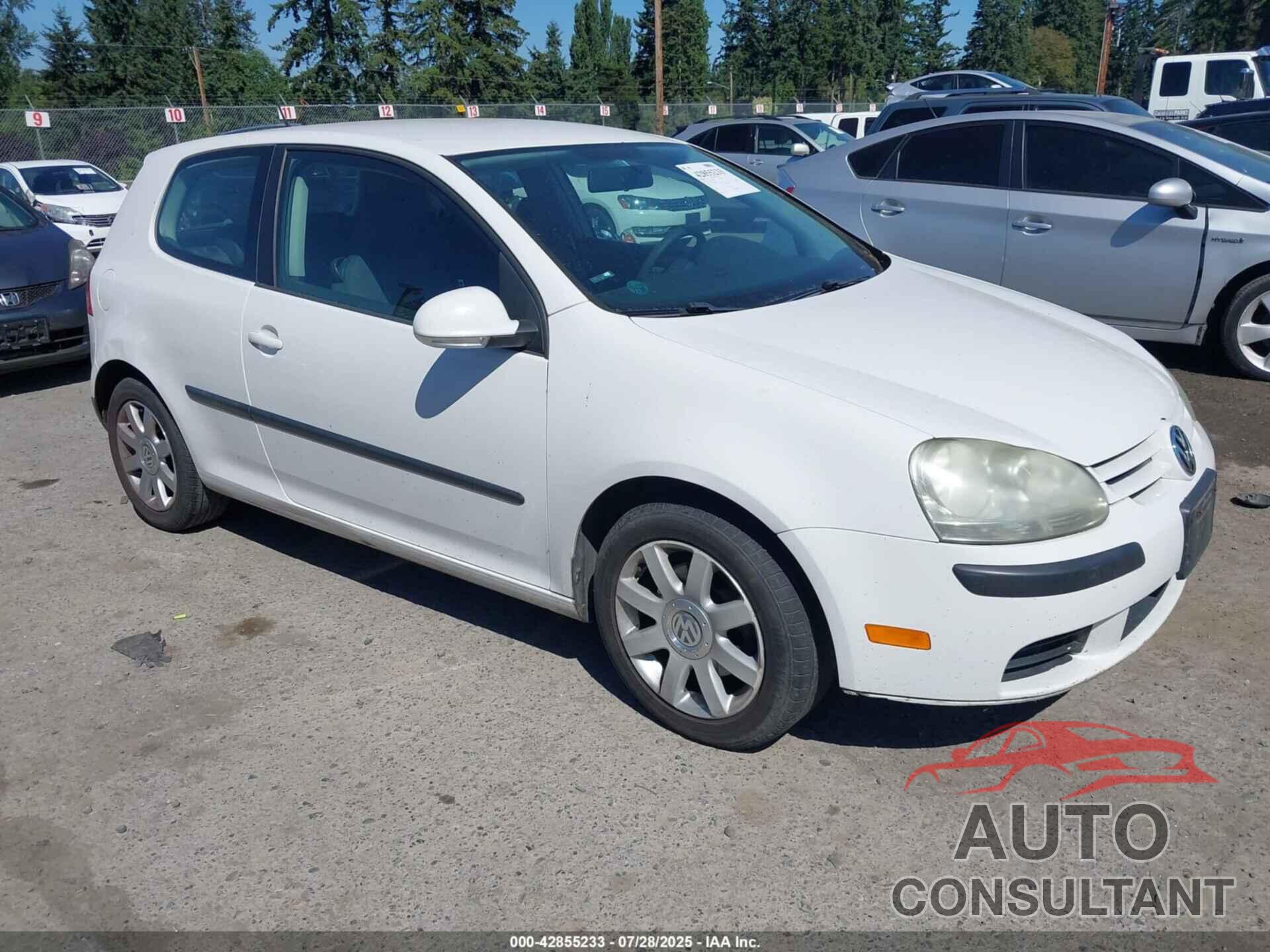 VOLKSWAGEN RABBIT 2009 - WVWAB71KX9W021620