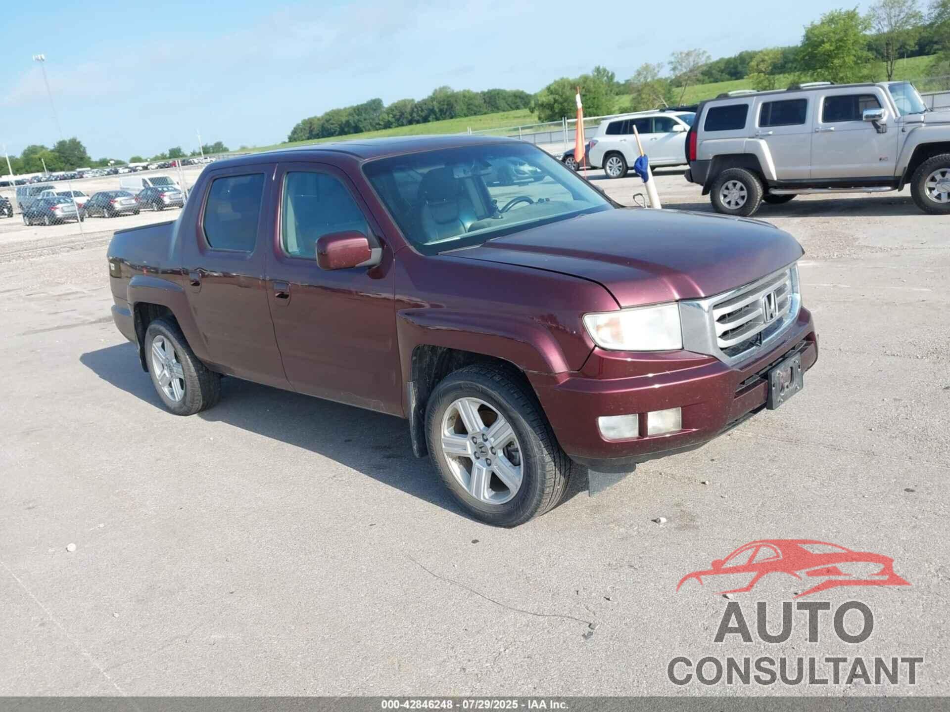 HONDA RIDGELINE 2012 - 5FPYK1F54CB452021