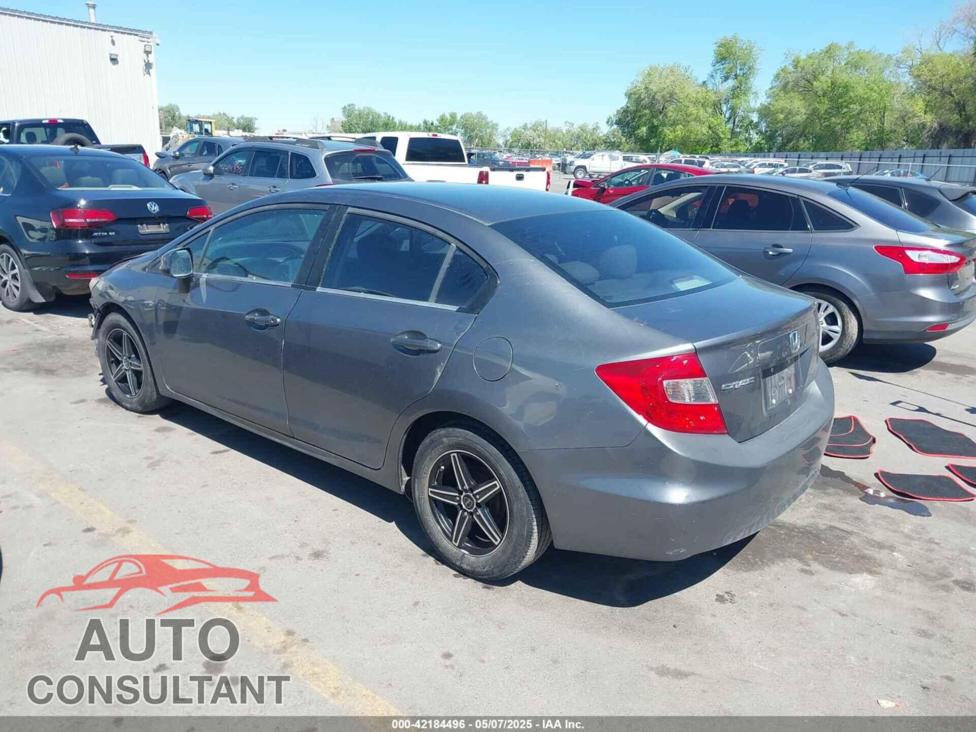 HONDA CIVIC 2012 - 19XFB2F52CE305689