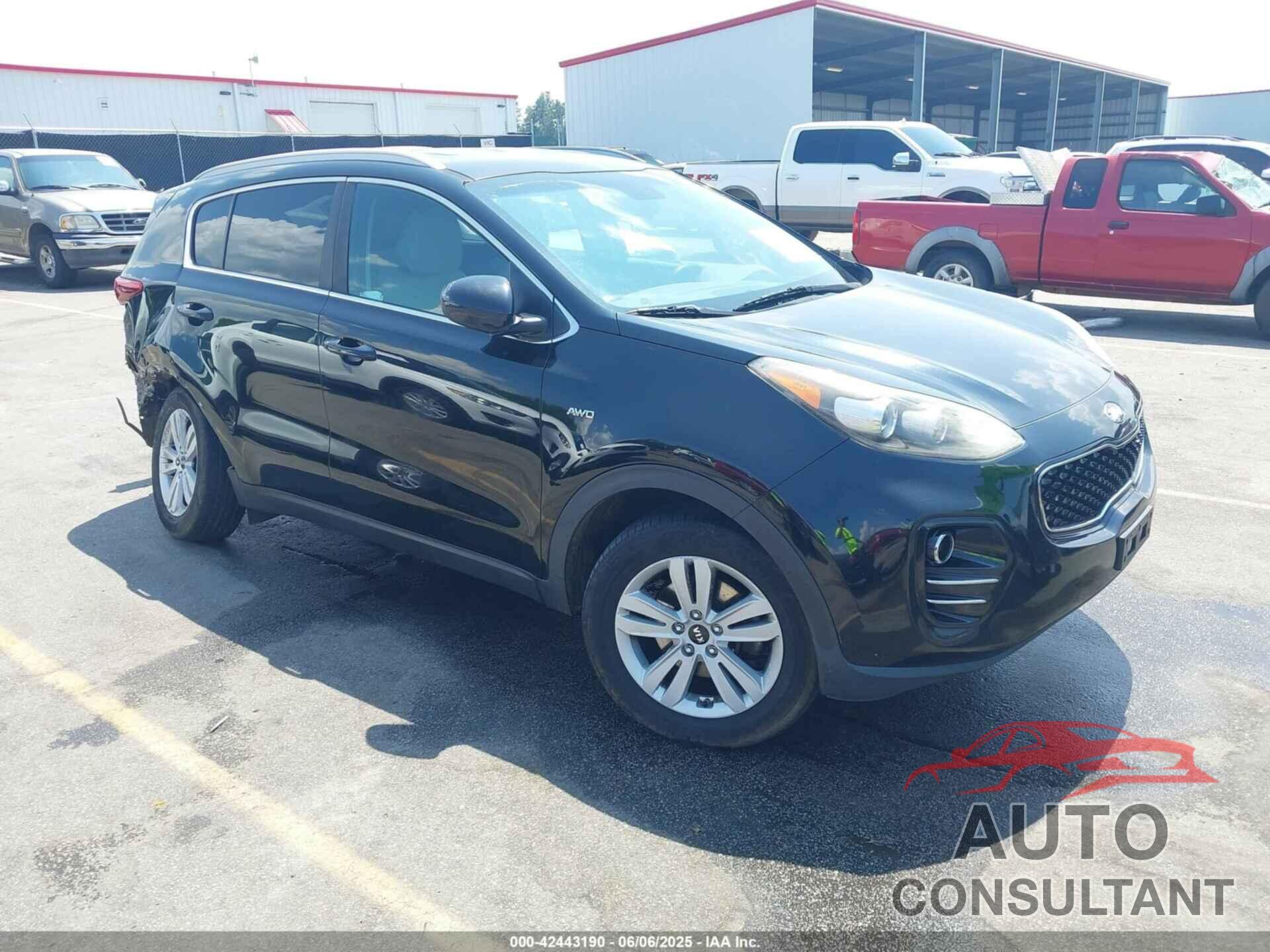 KIA SPORTAGE 2017 - KNDPMCAC2H7085553