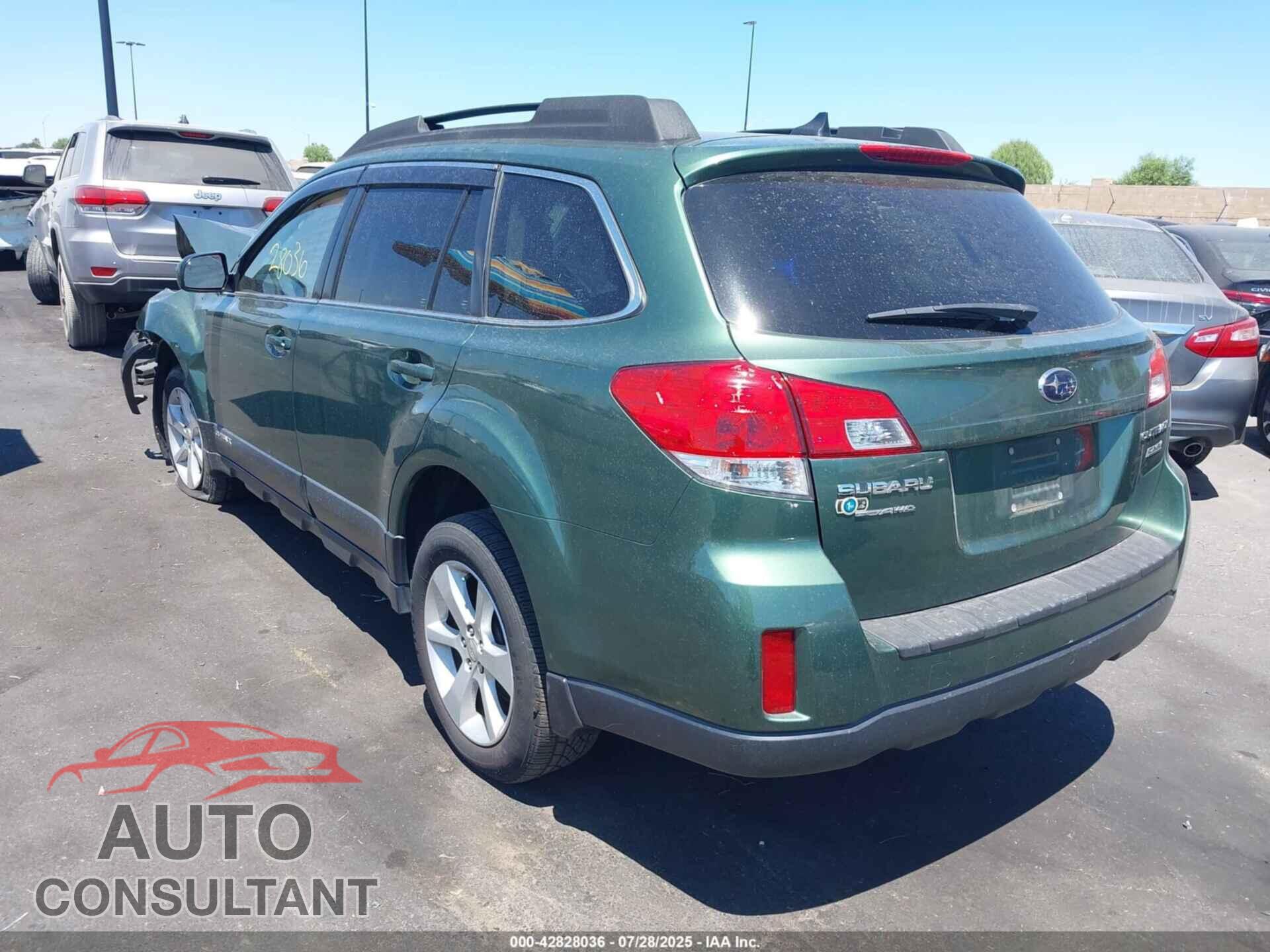 SUBARU OUTBACK 2014 - 4S4BRBCC2E3264533