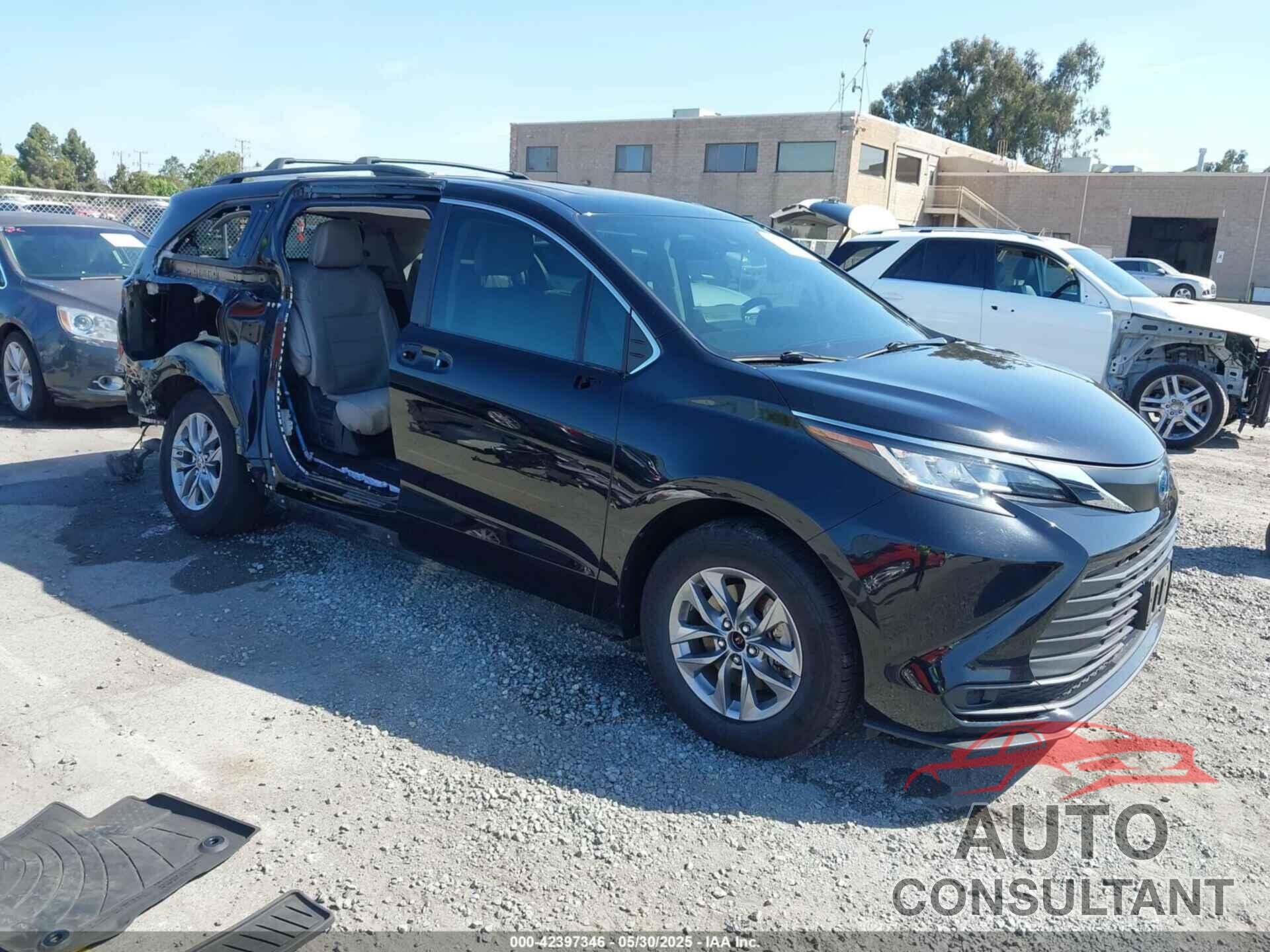 TOYOTA SIENNA 2022 - 5TDBRKEC0NS102741