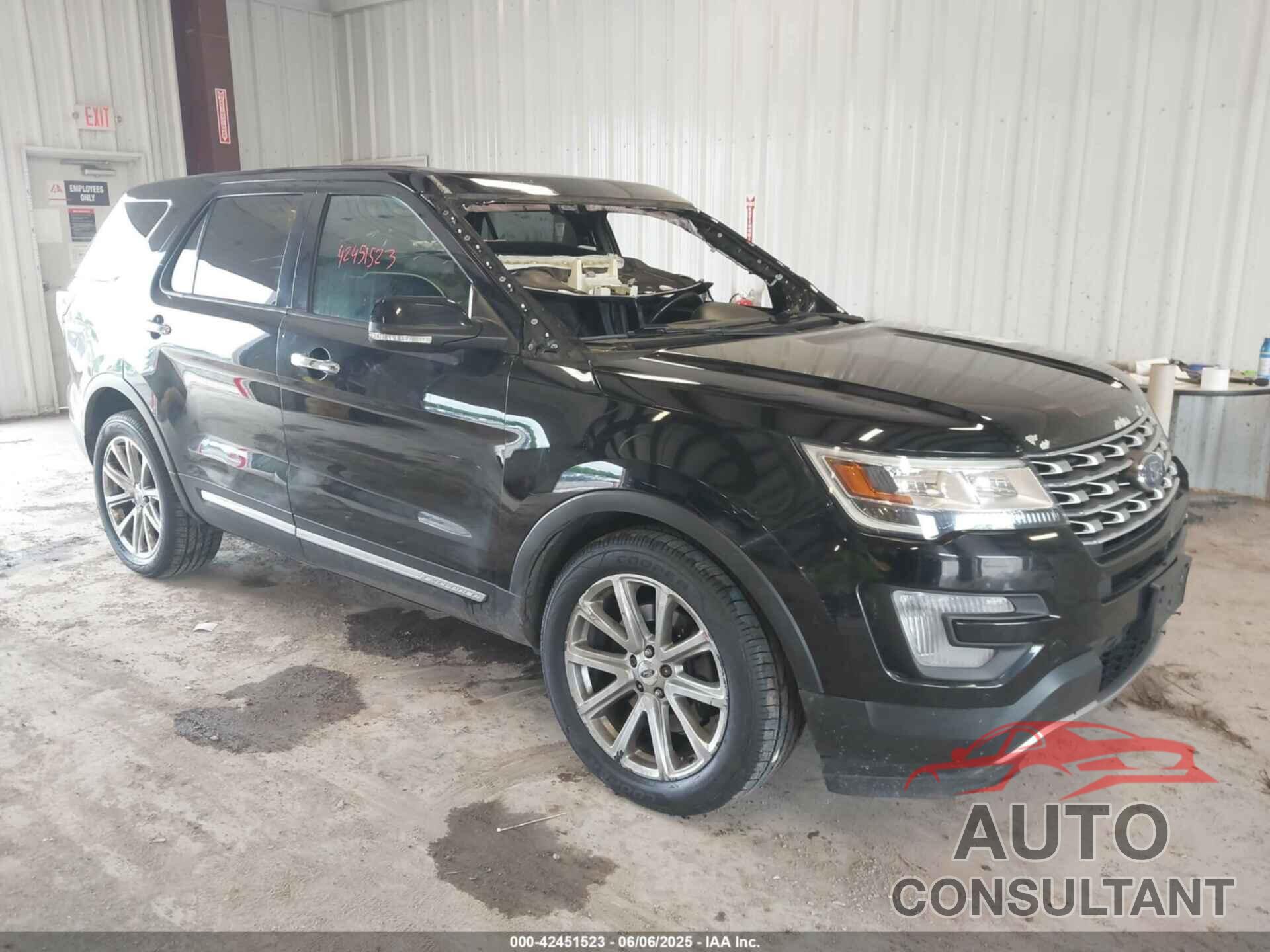FORD EXPLORER 2017 - 1FM5K8F88HGC69938