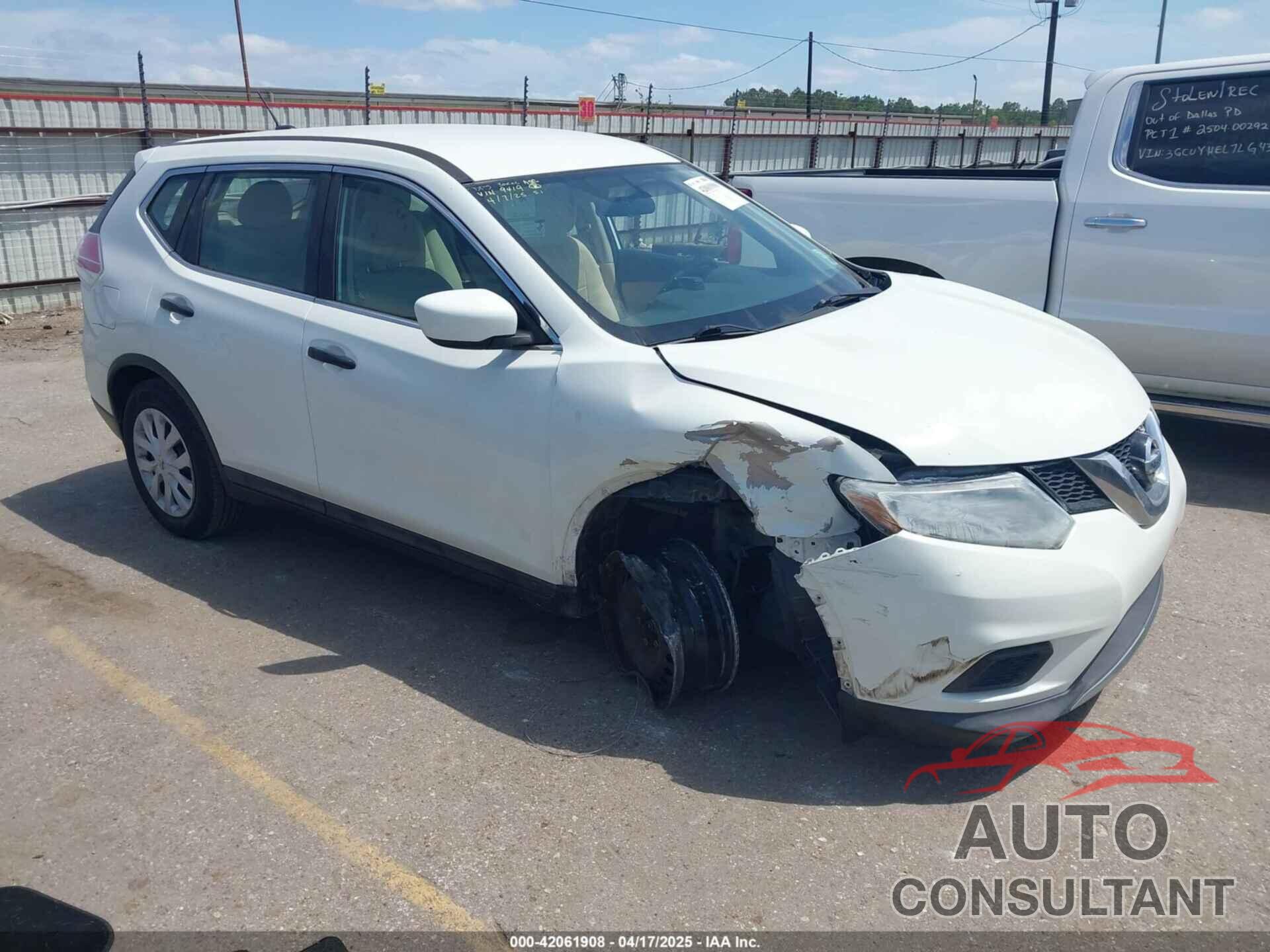 NISSAN ROGUE 2016 - 5N1AT2MT6GC919419