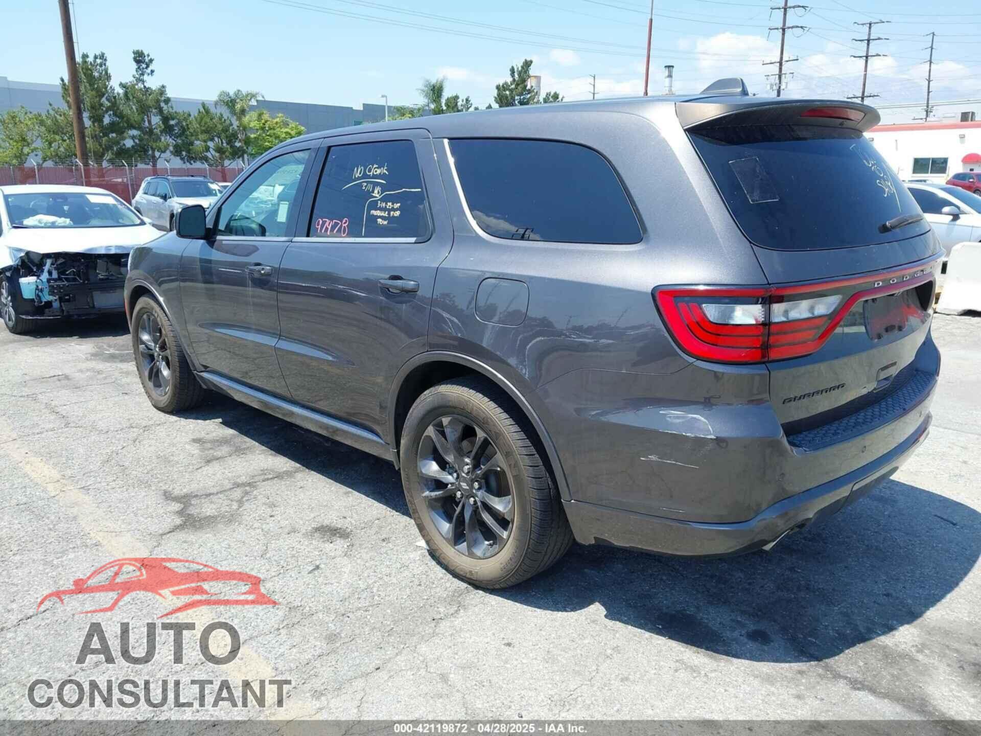 DODGE DURANGO 2021 - 1C4RDHDG7MC540807