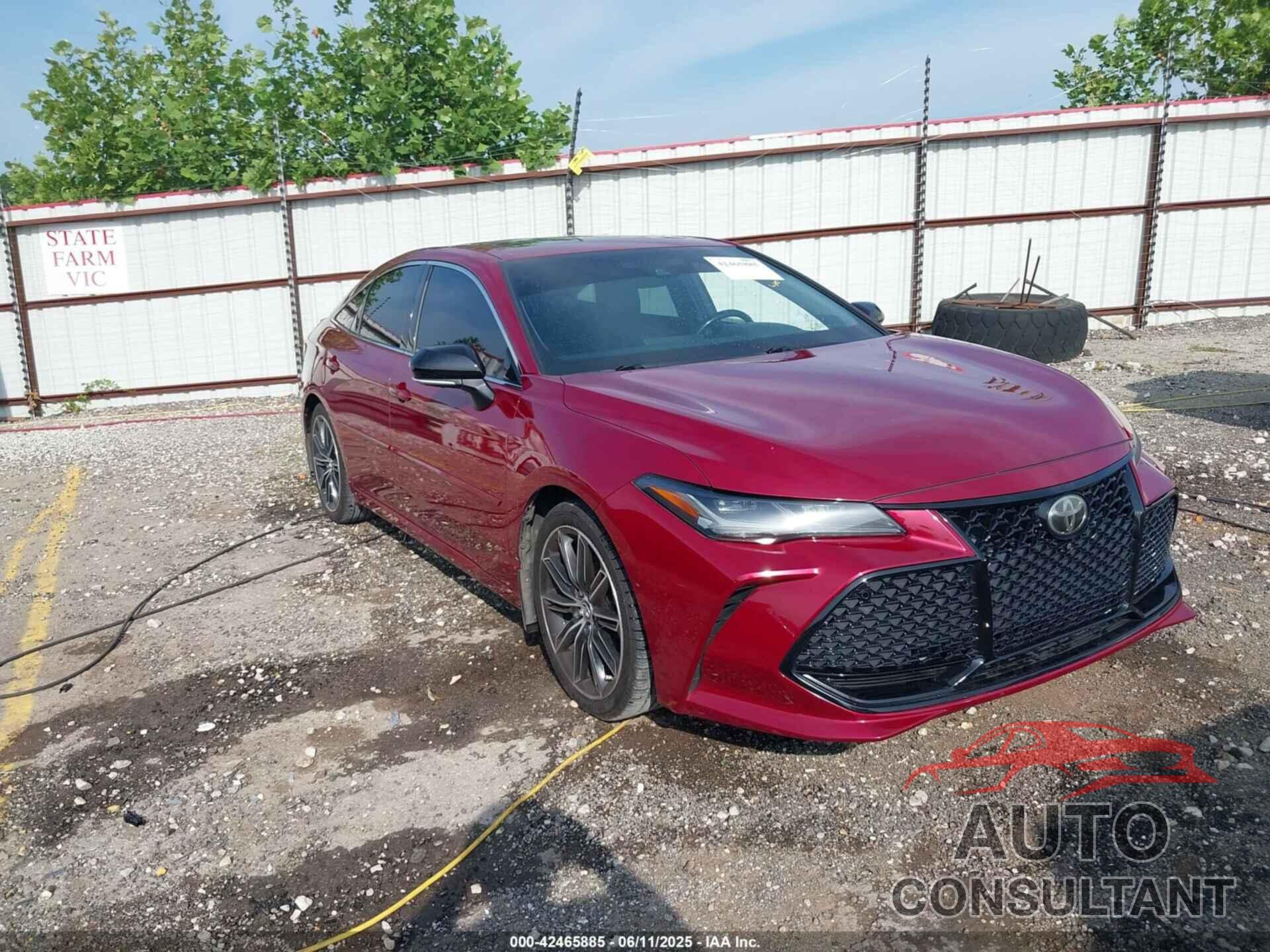TOYOTA AVALON 2019 - 4T1BZ1FB9KU031784