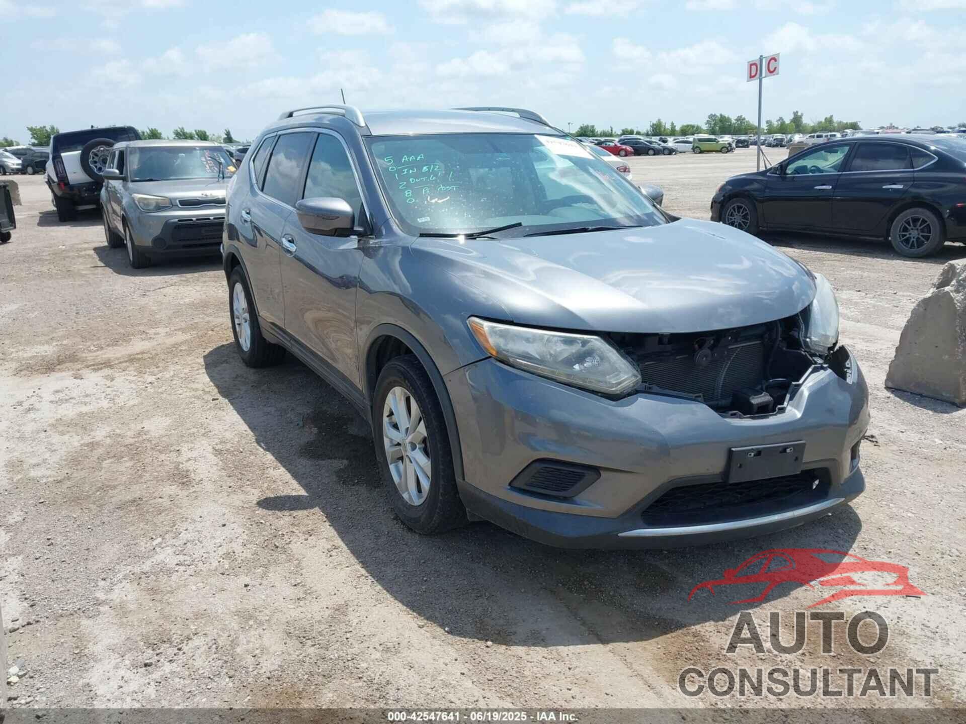 NISSAN ROGUE 2016 - 5N1AT2MN6GC809441