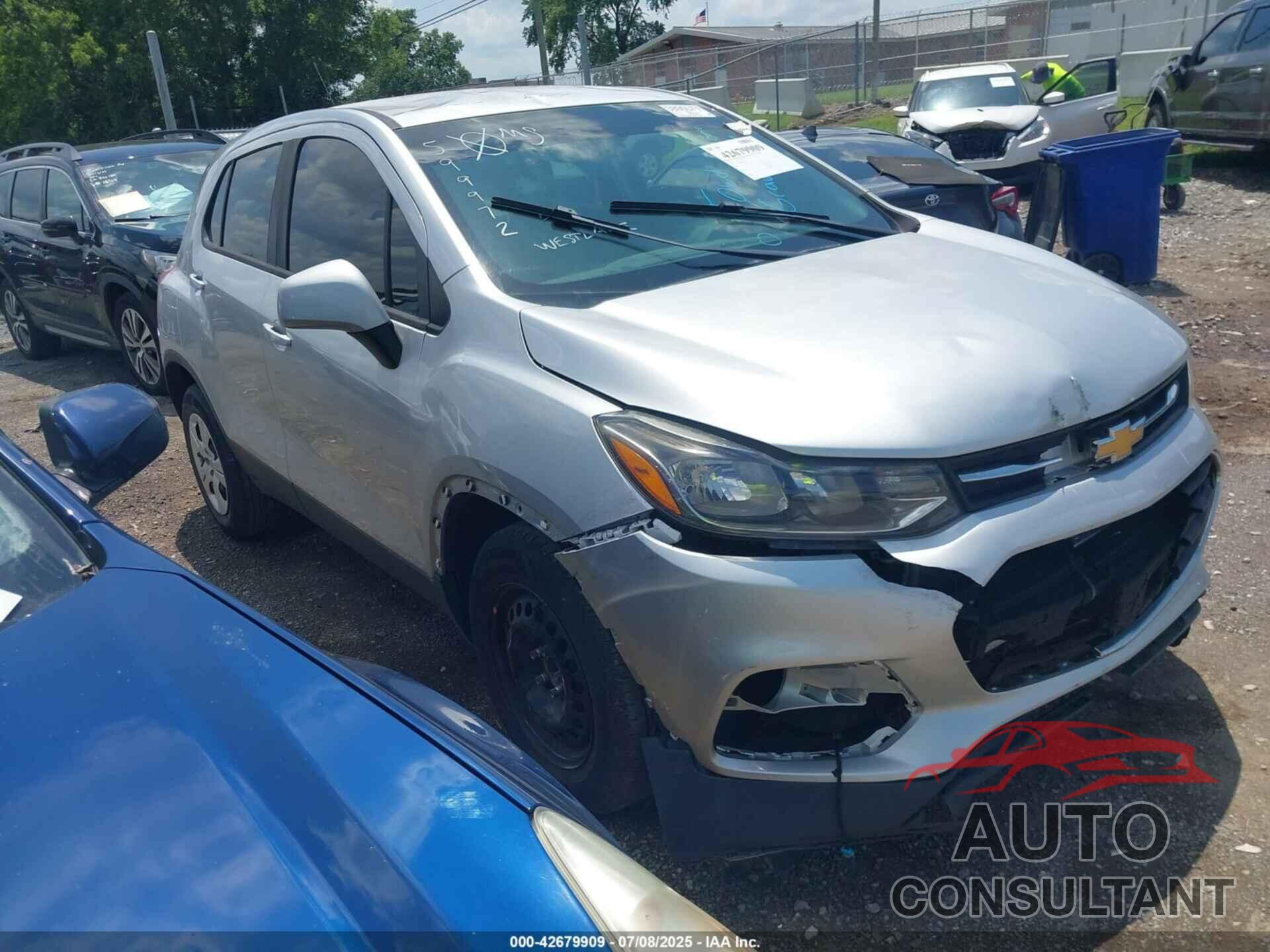 CHEVROLET TRAX 2018 - KL7CJKSB7JB599972