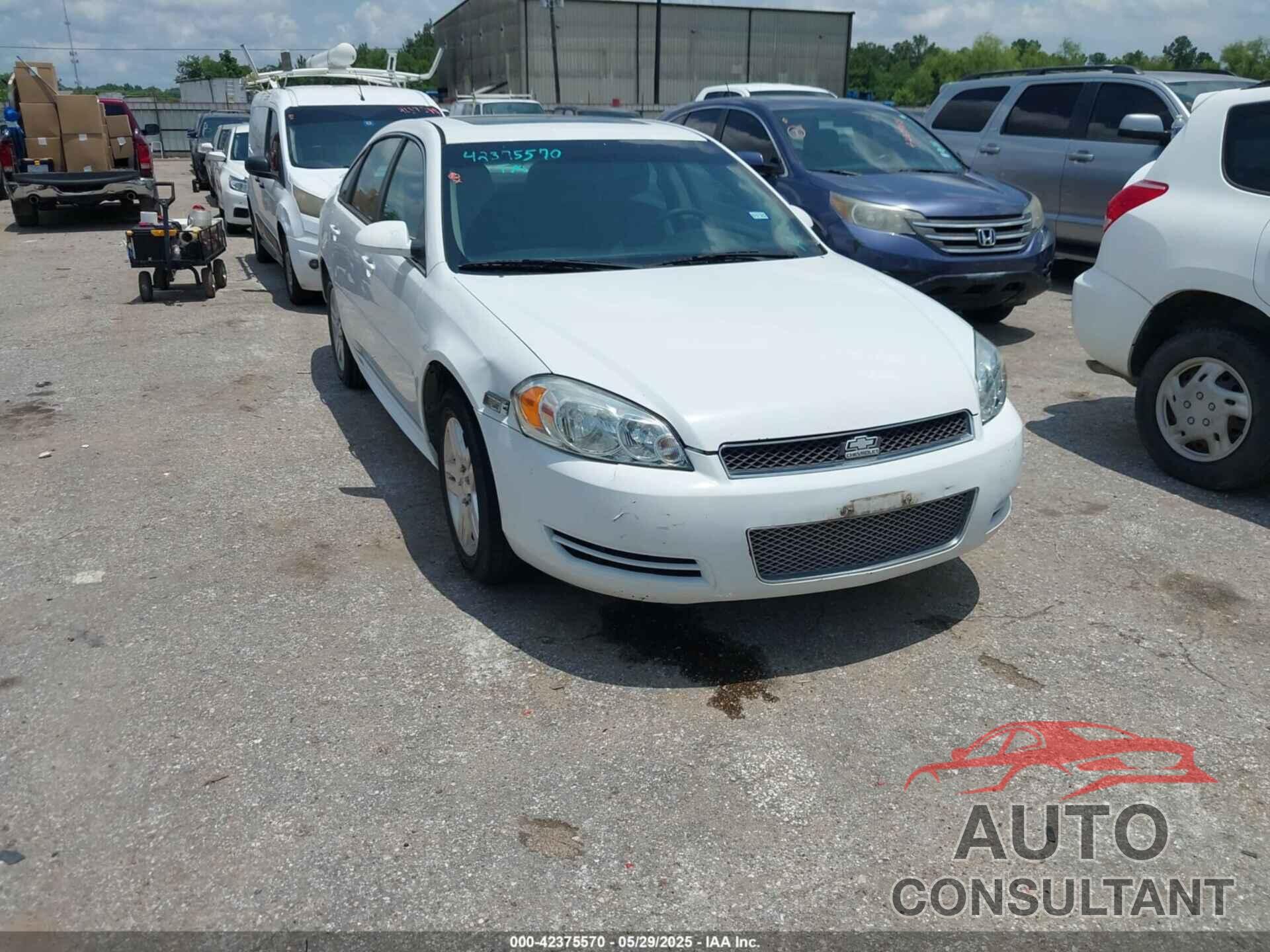 CHEVROLET IMPALA 2013 - 2G1WG5E38D1181812