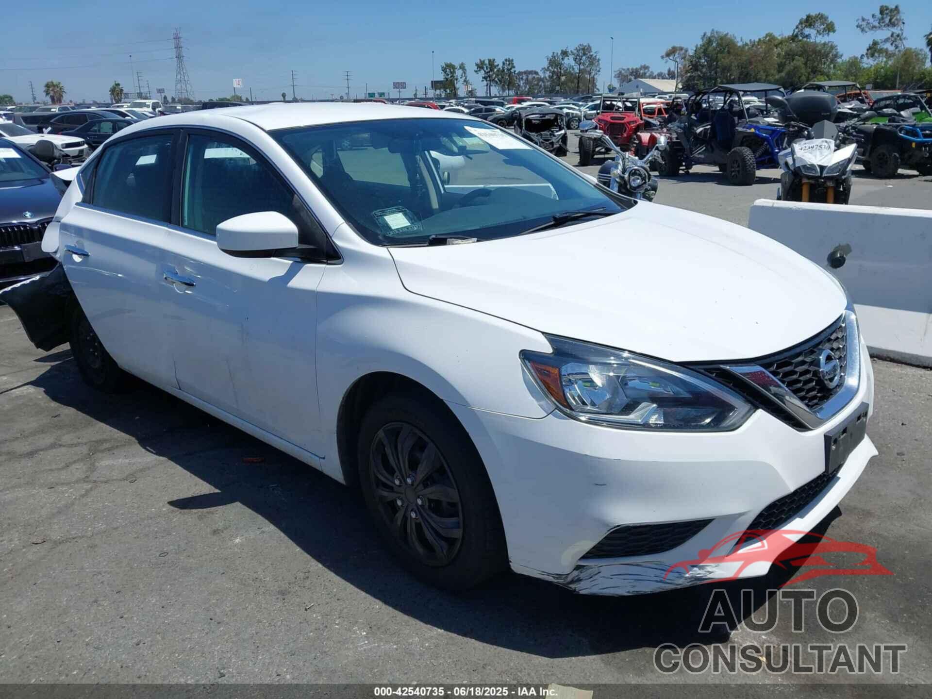 NISSAN SENTRA 2019 - 3N1AB7AP0KY340022