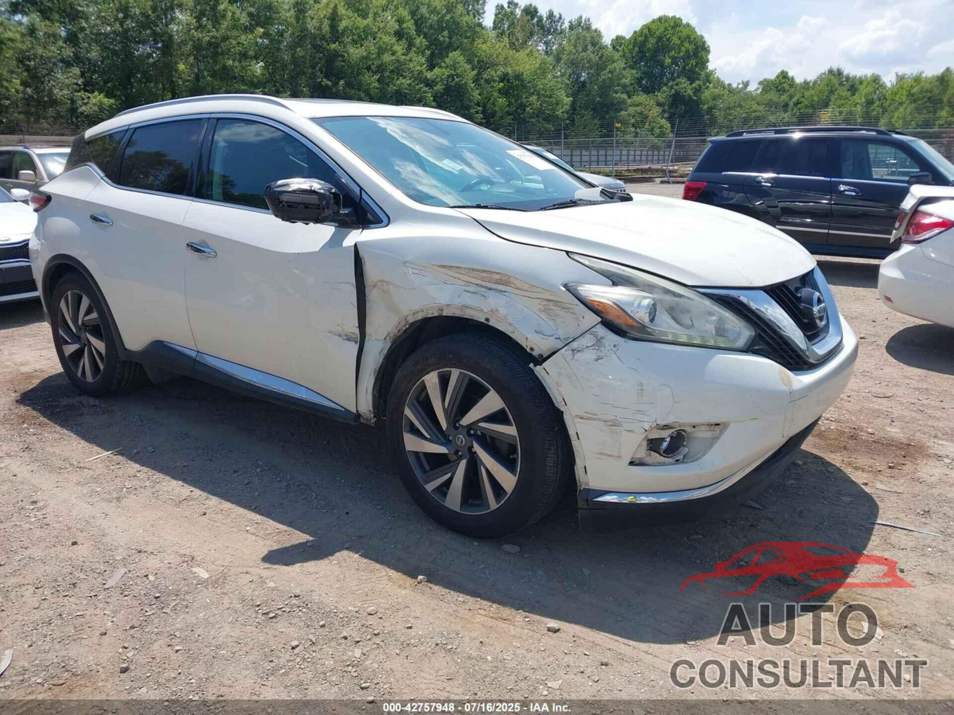 NISSAN MURANO 2017 - 5N1AZ2MH9HN186329