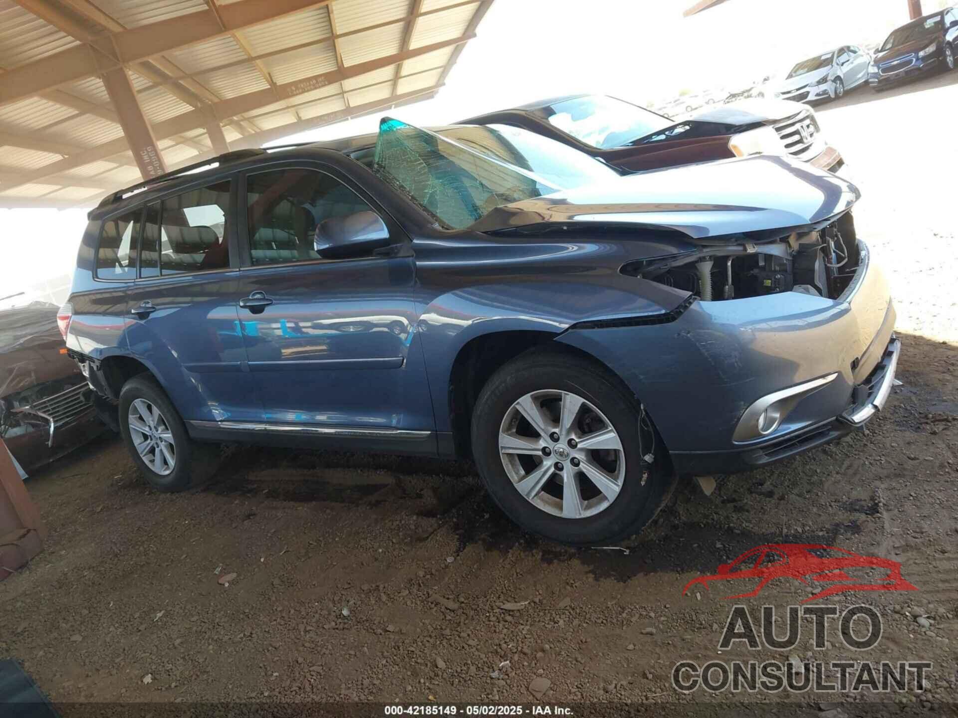 TOYOTA HIGHLANDER 2012 - 5TDZK3EH3CS060471