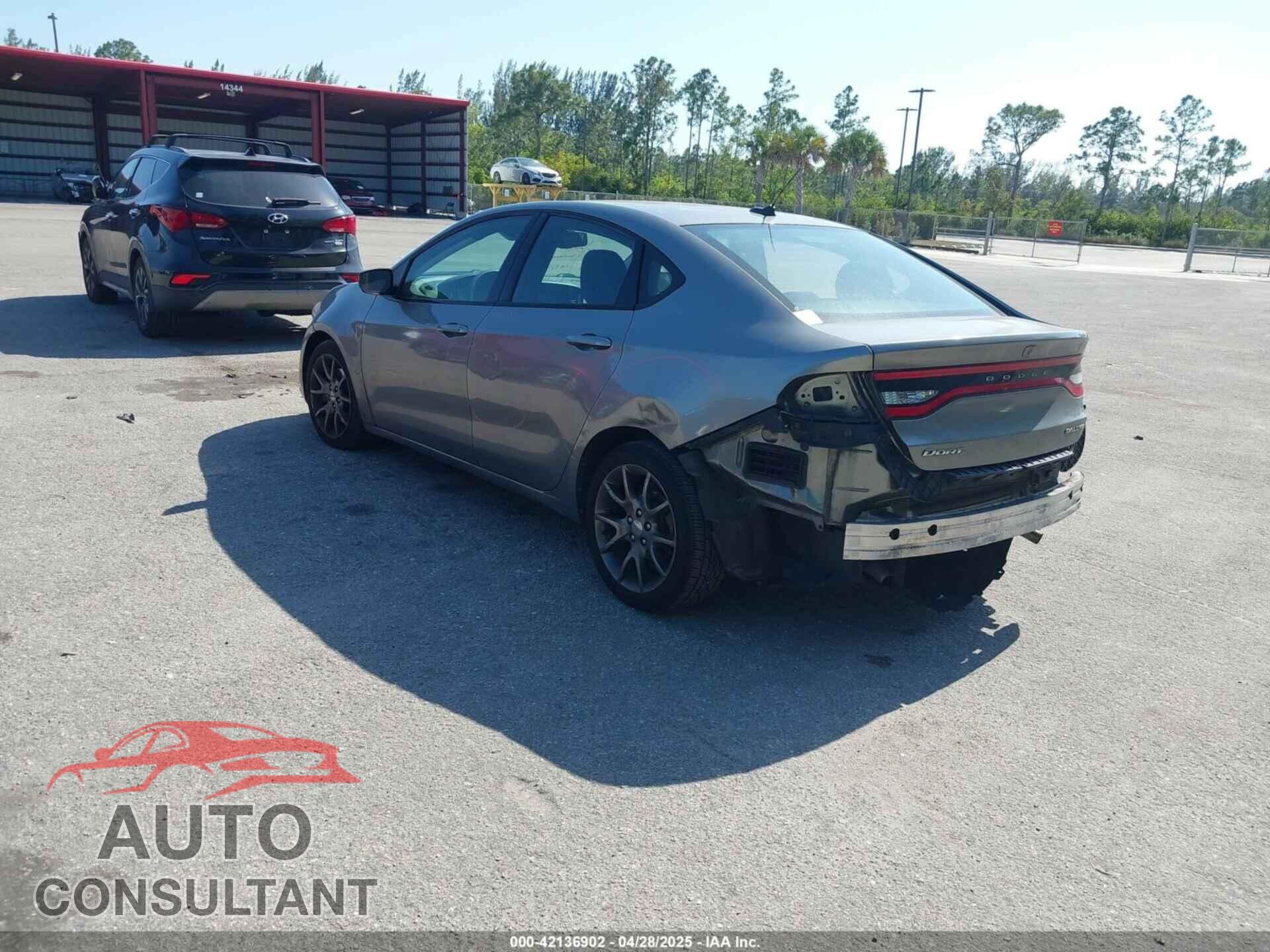 DODGE DART 2013 - 1C3CDFBA9DD304277