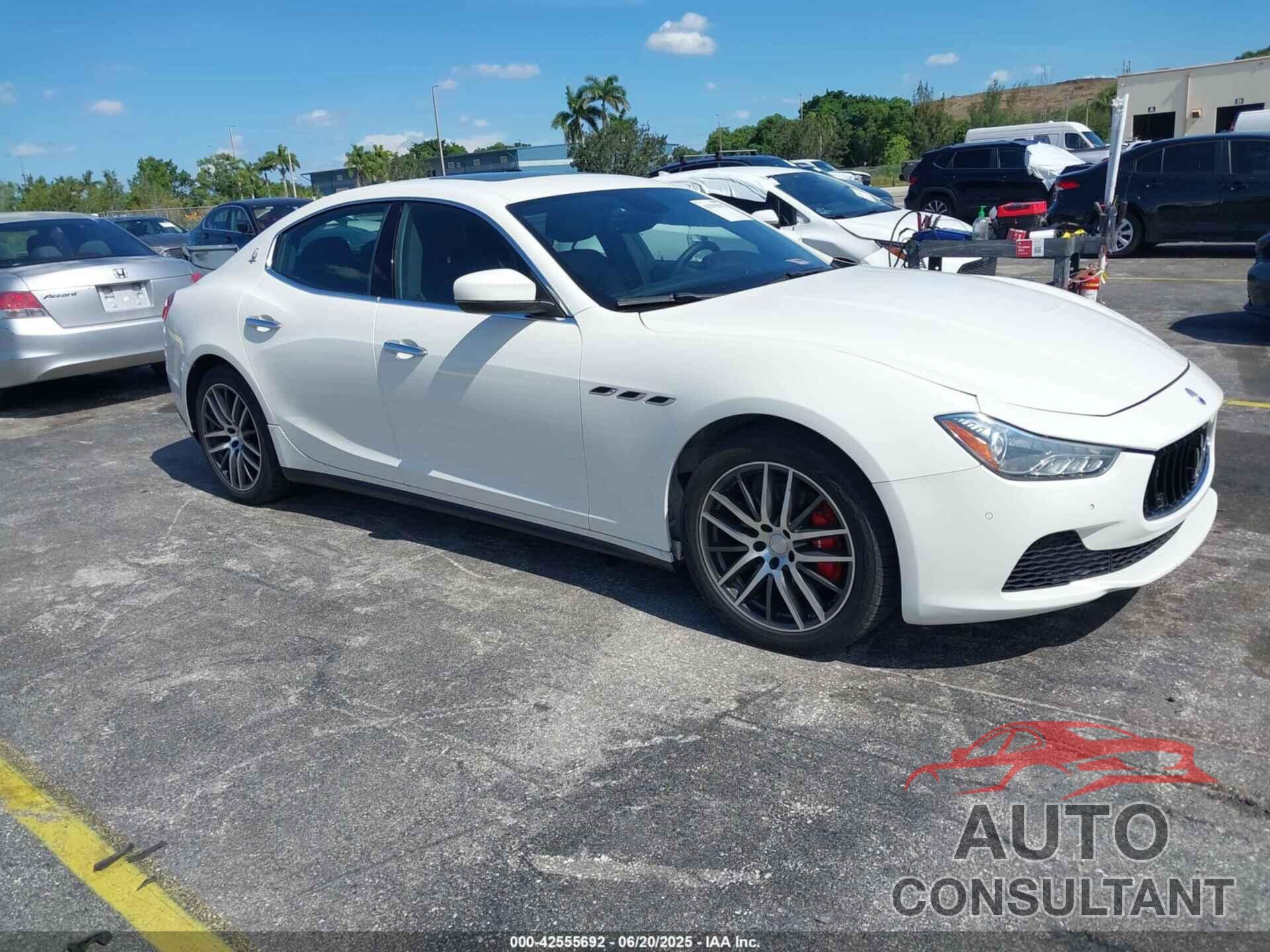 MASERATI GHIBLI 2017 - ZAM57XSA9H1196506