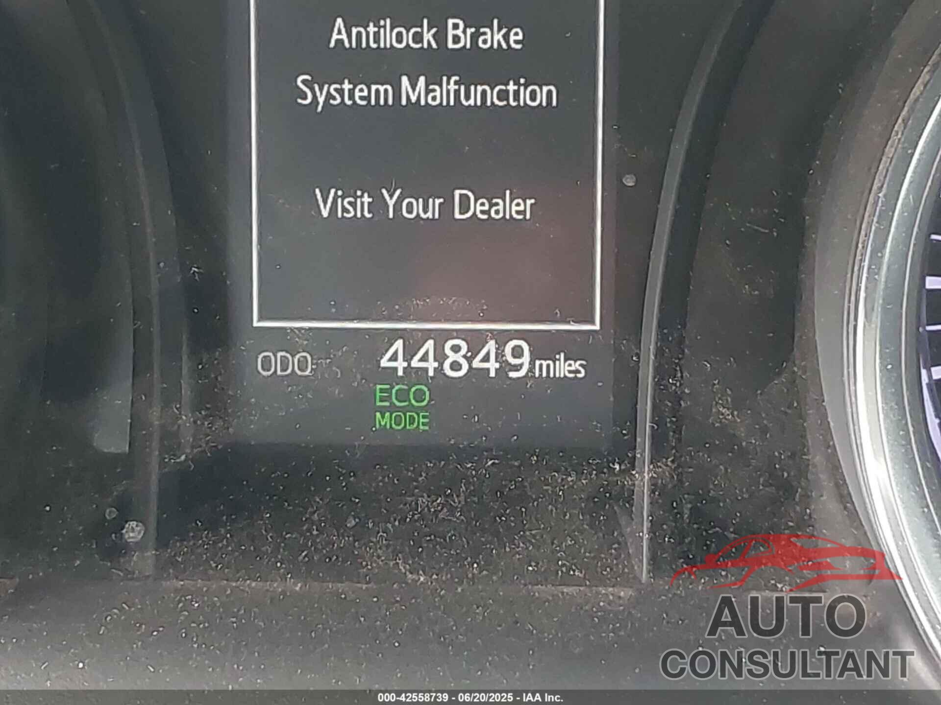 TOYOTA CAMRY 2020 - 4T1G31AK2LU536811