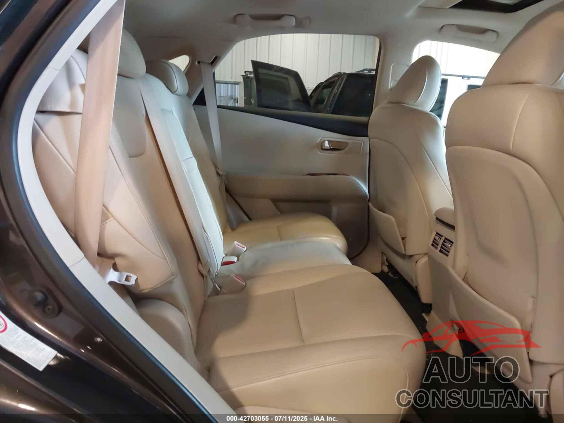 LEXUS RX 350 2010 - 2T2BK1BA4AC012296